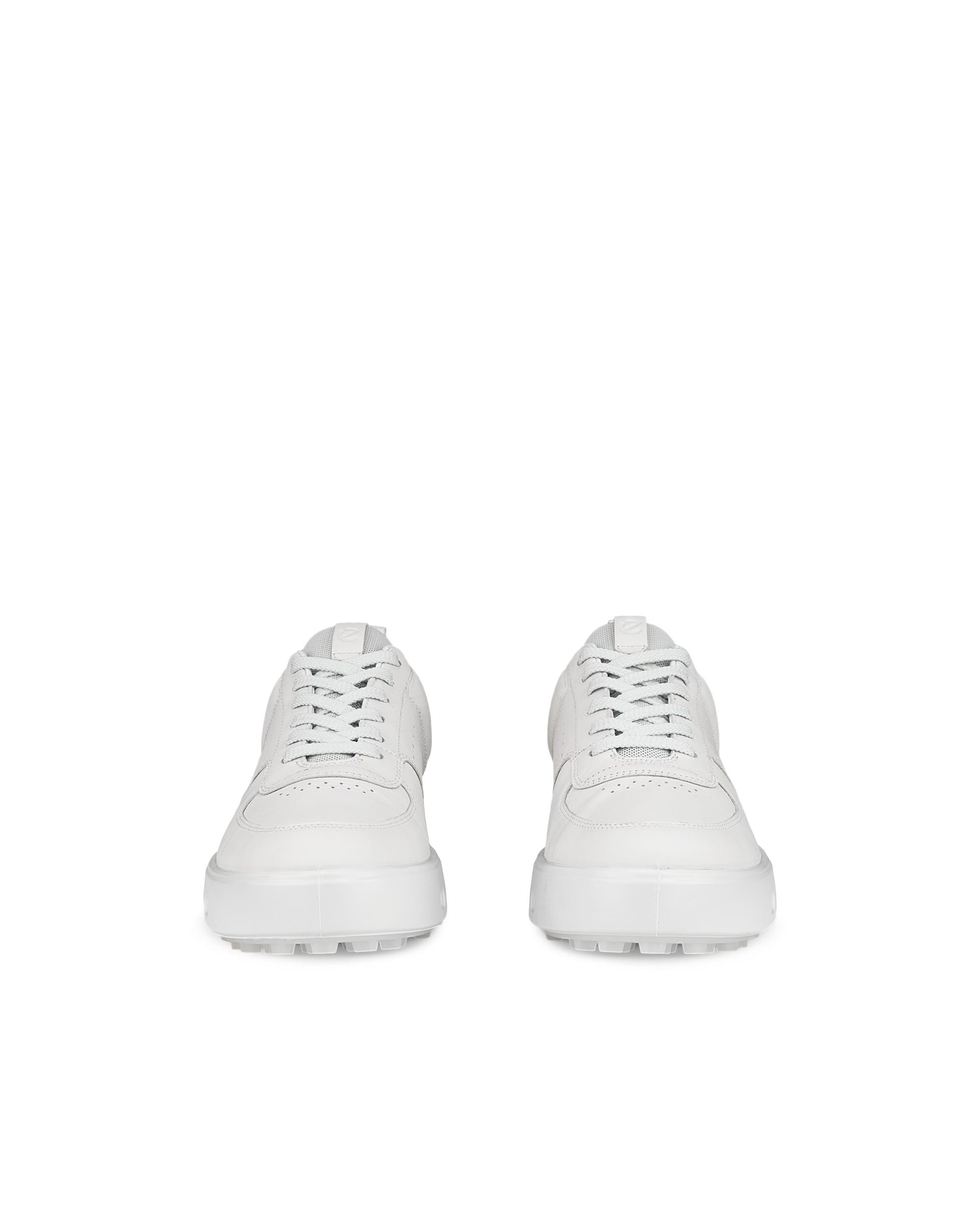 ECCO® Golf Street 720 chaussure de golf en cuir Gore-Tex pour femme - Blanc - Front pair