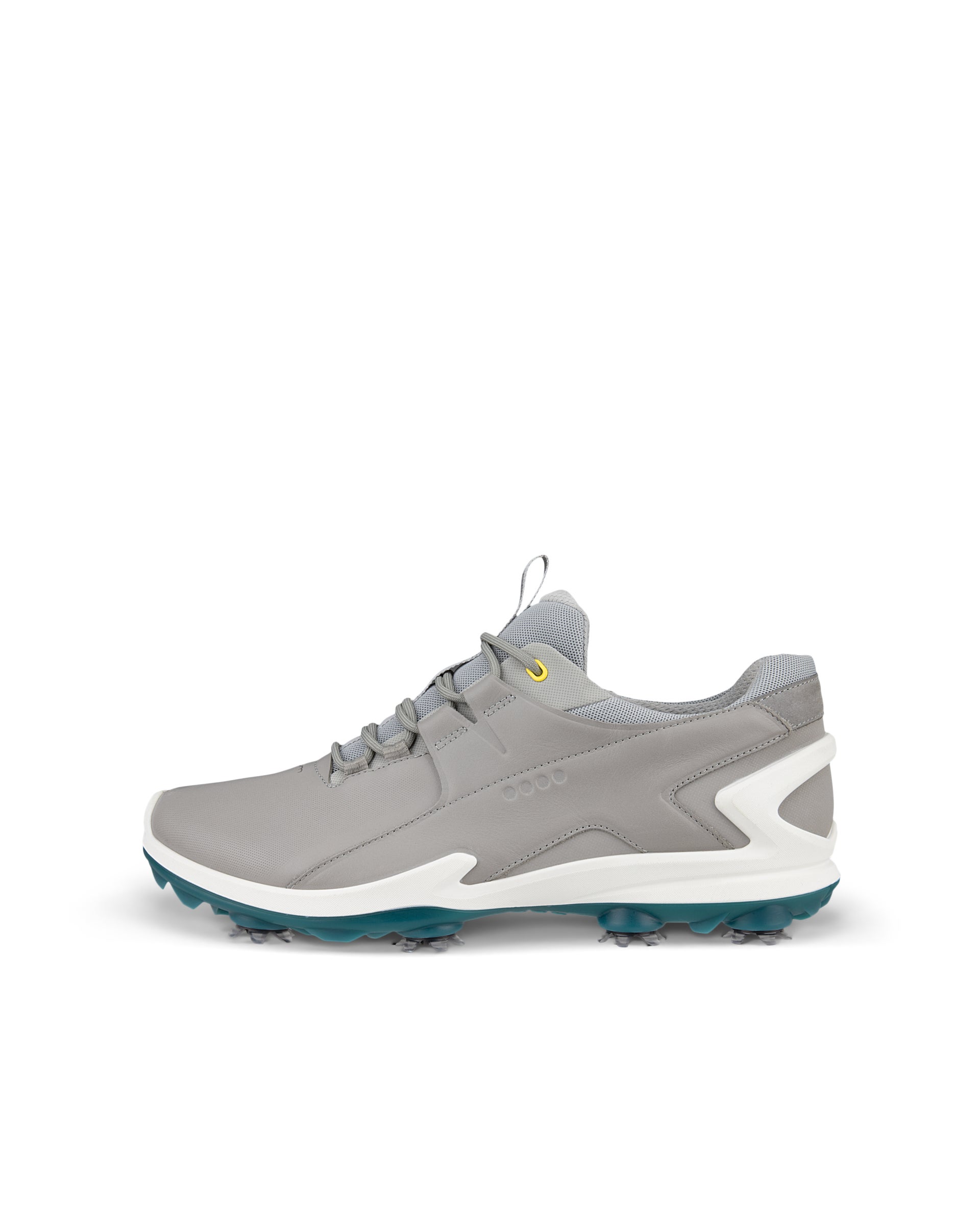 ECCO MENS GOLF BIOM® TOUR LACE メンズ レザーウォータープルーフゴルフシューズ - グレー - Outside