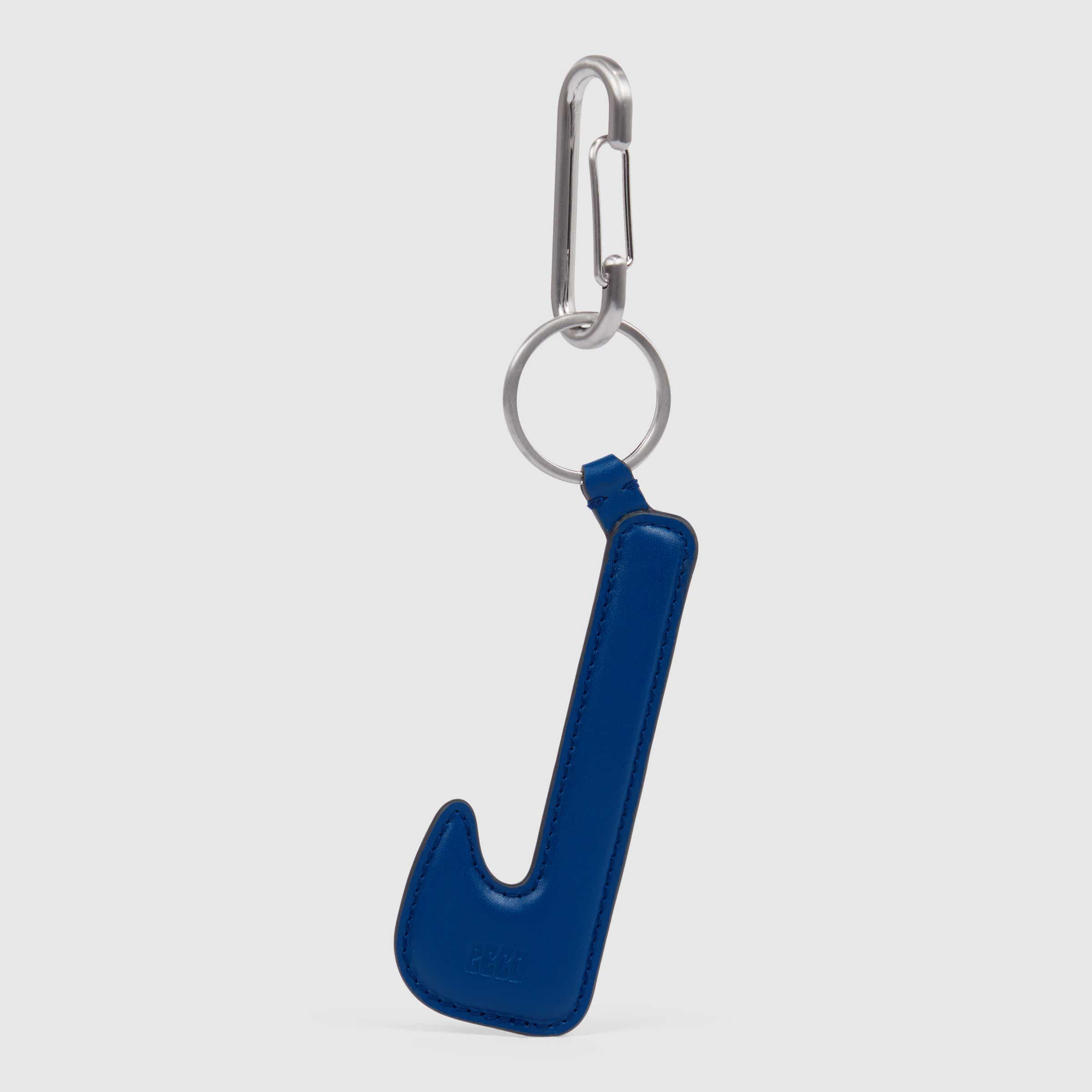 ECCO® E Padded 'J' Leather Charm - Blue - Main