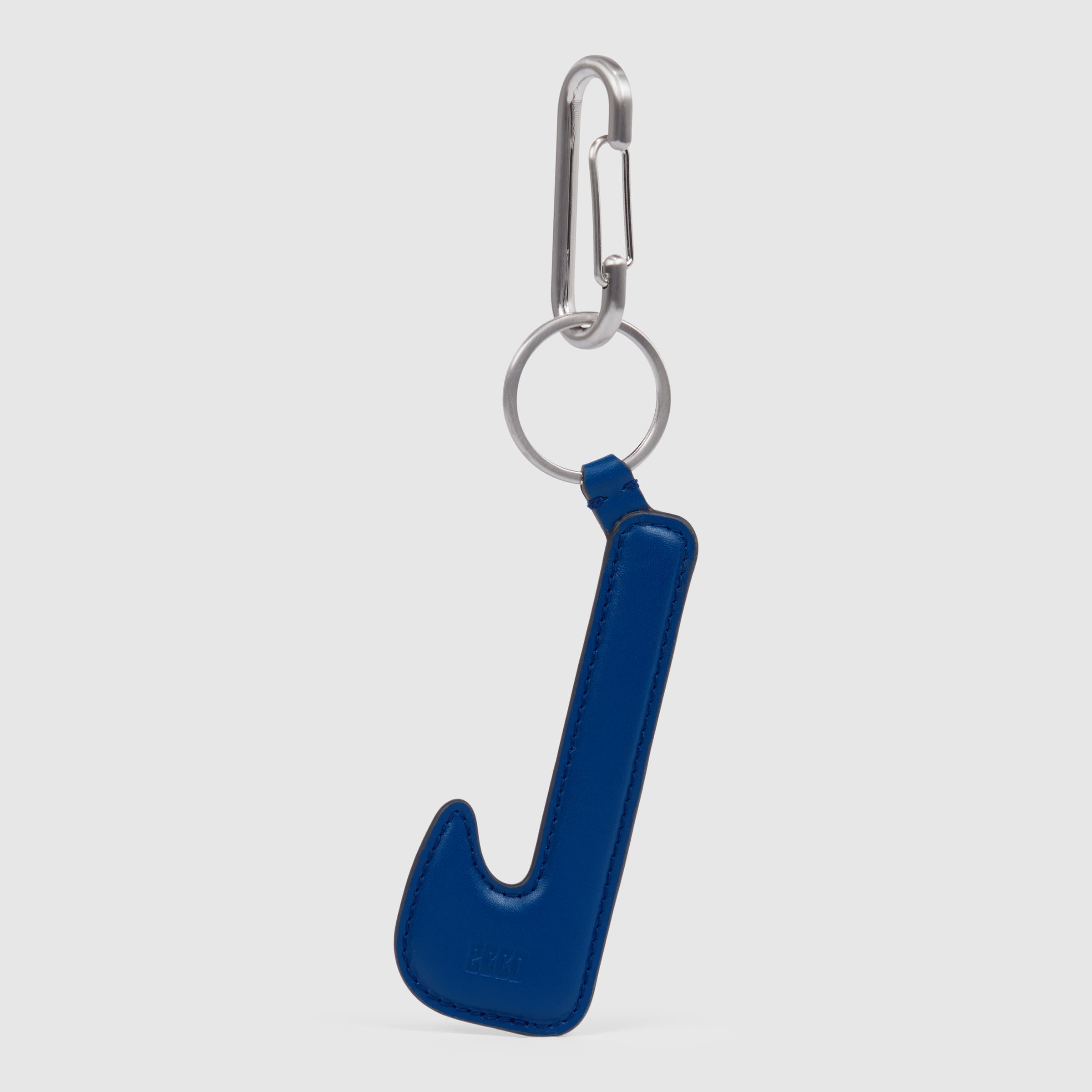 ECCO® E Padded 'J' Leather Charm - Blue - Main