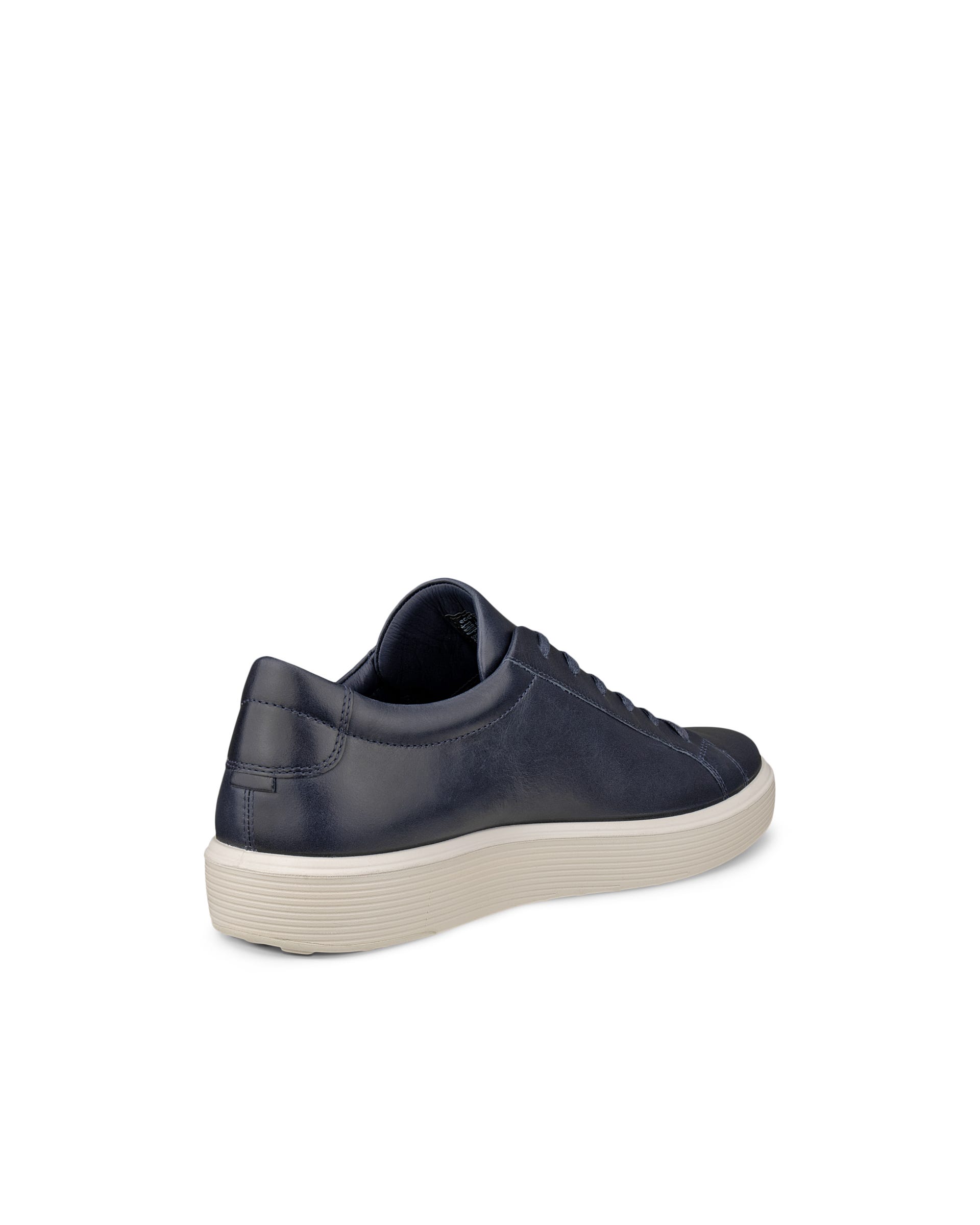 Men's ECCO® Soft 60 Leather Sneaker - Blue - Back