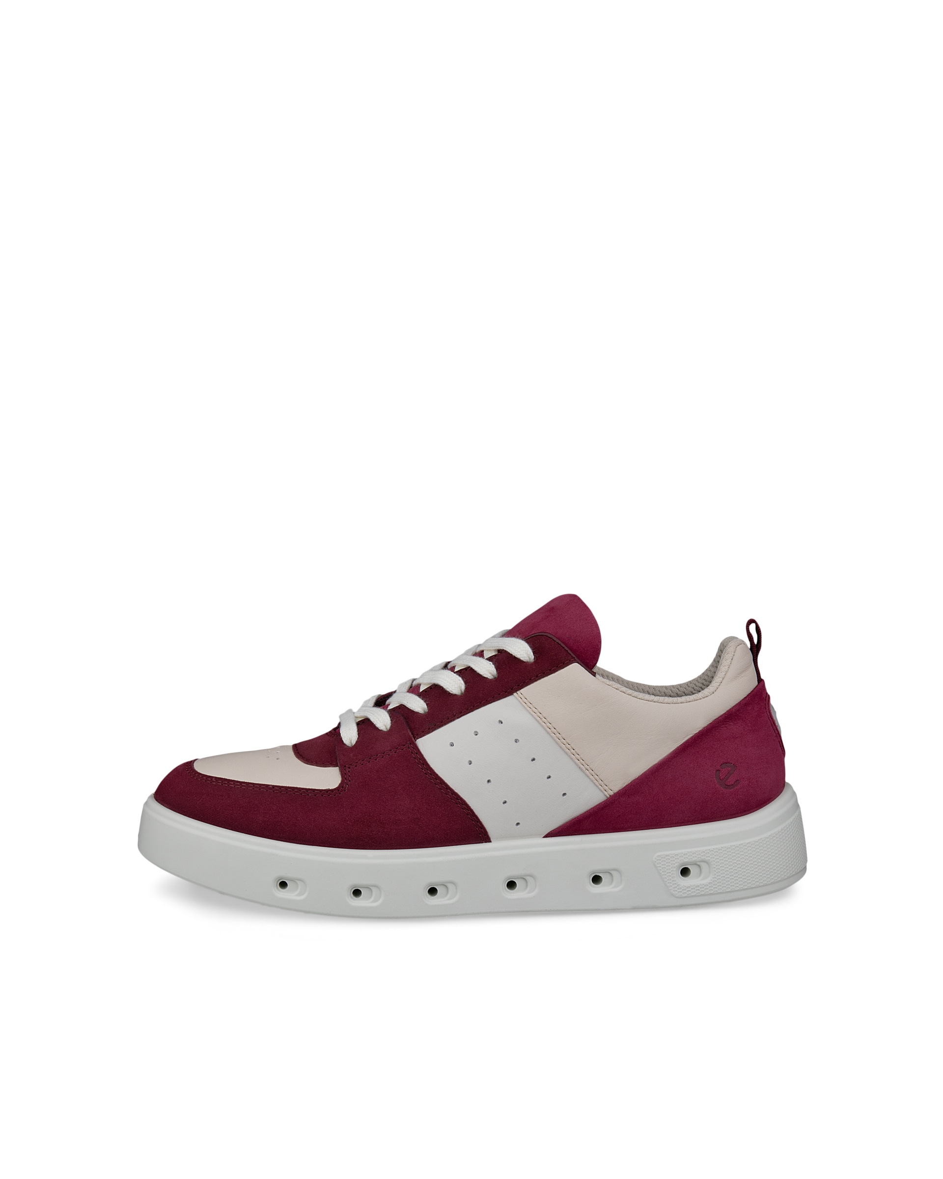 ECCO® STREET 720 dames leren sneaker met Gore-Tex - Rood - Outside