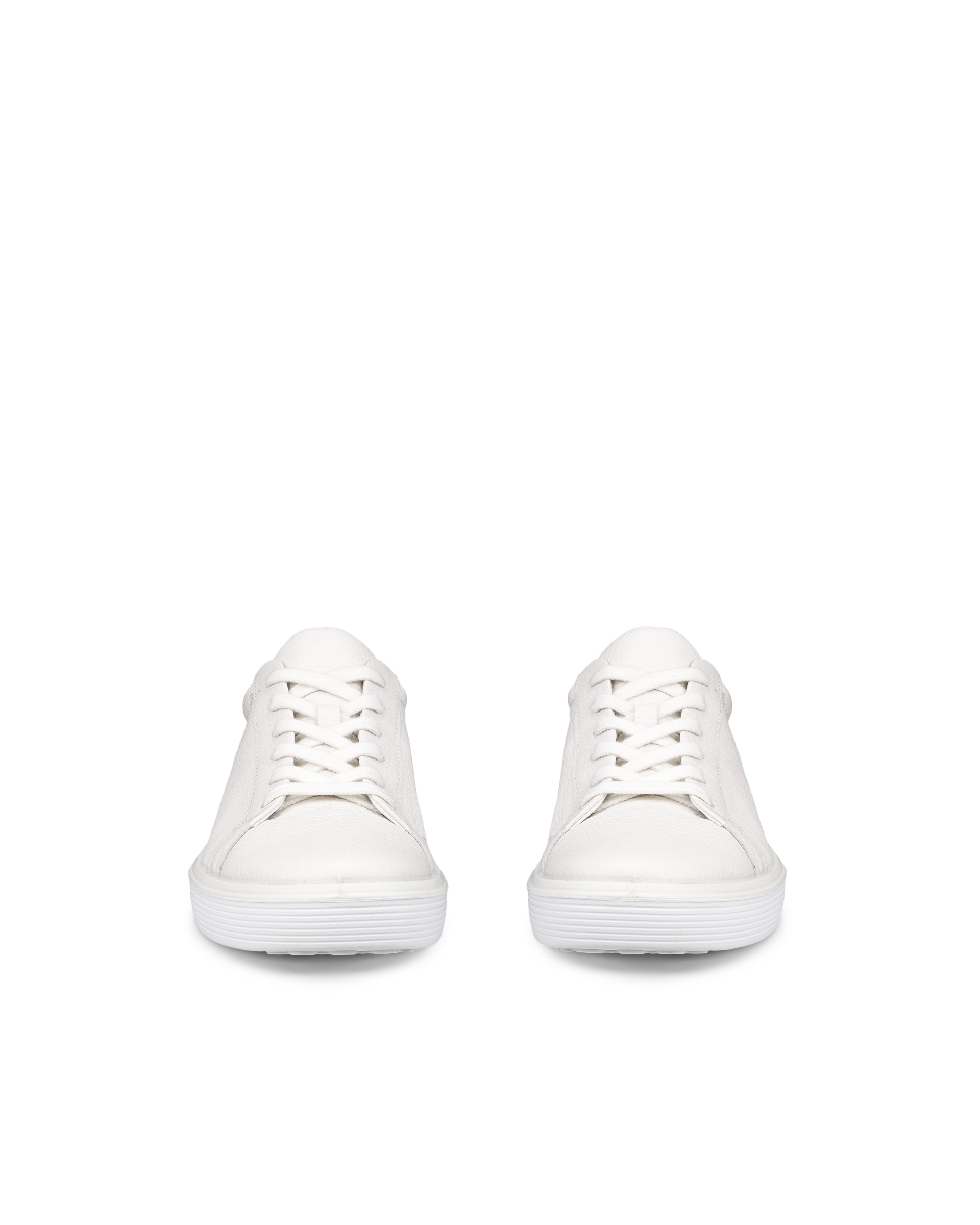 Women's ECCO® Soft 60 Leather Sneaker - White - Front pair
