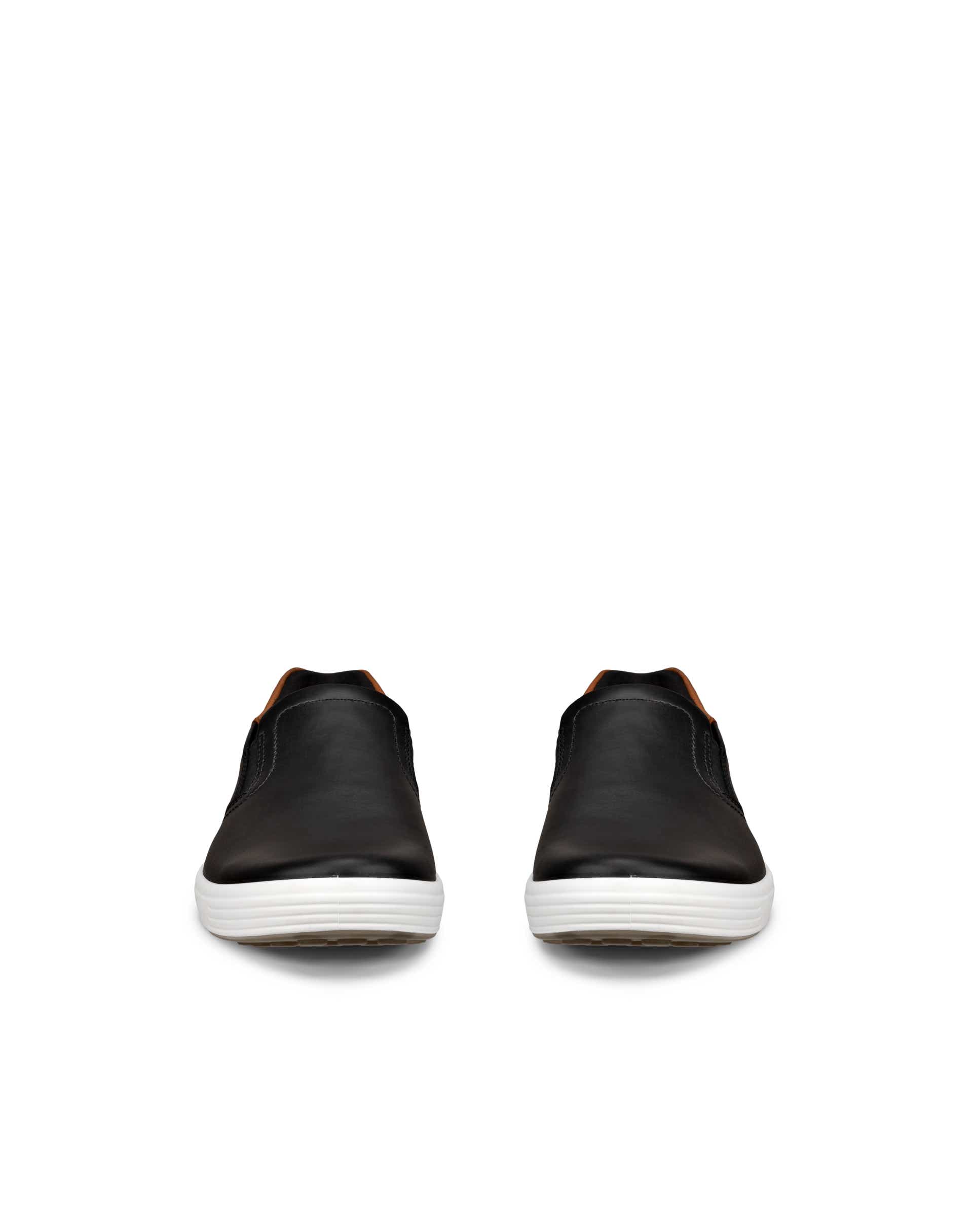 Ténis couro homem ECCO® Soft 7 - Preto - Front pair