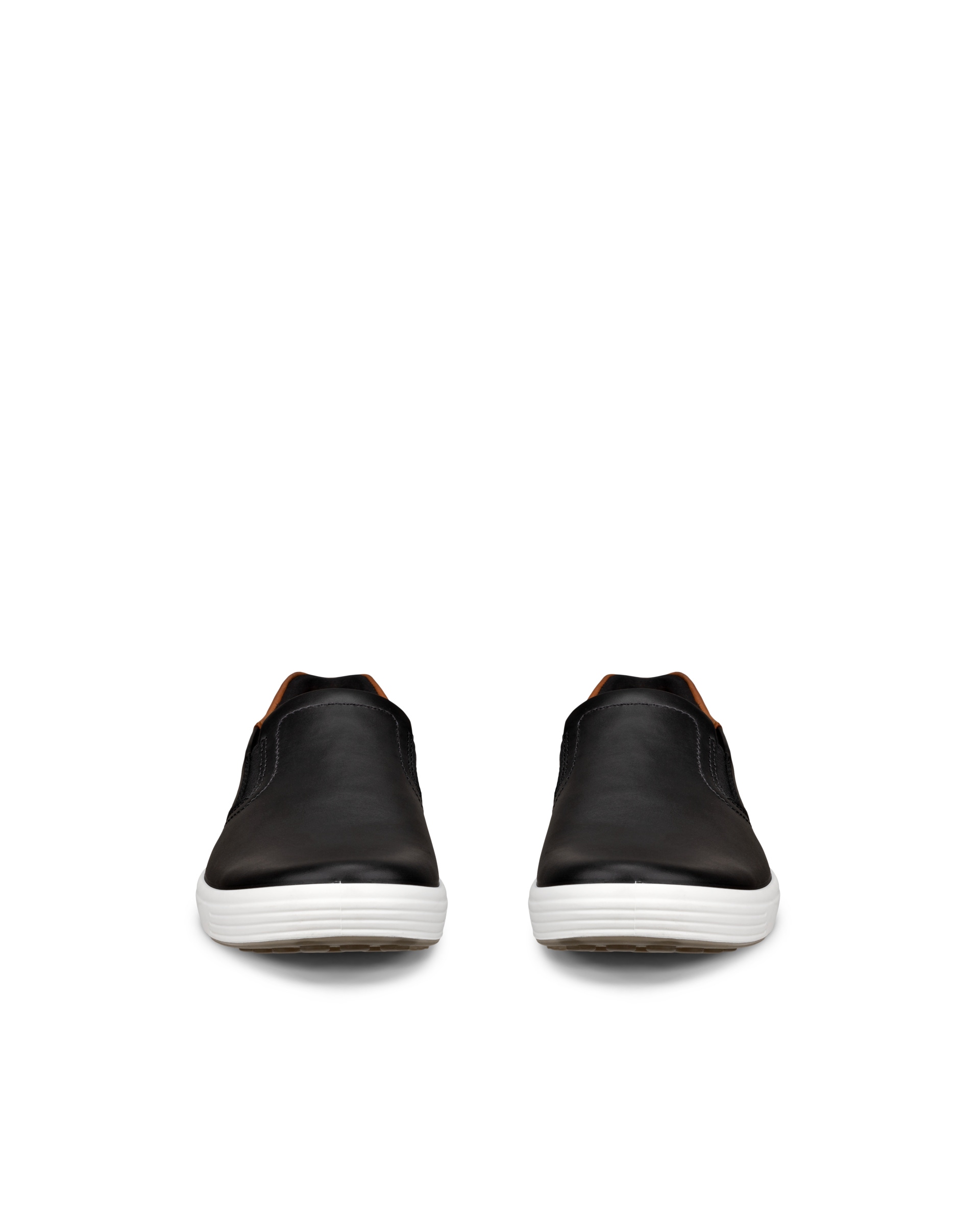 Ténis couro homem ECCO® Soft 7 - Preto - Front pair