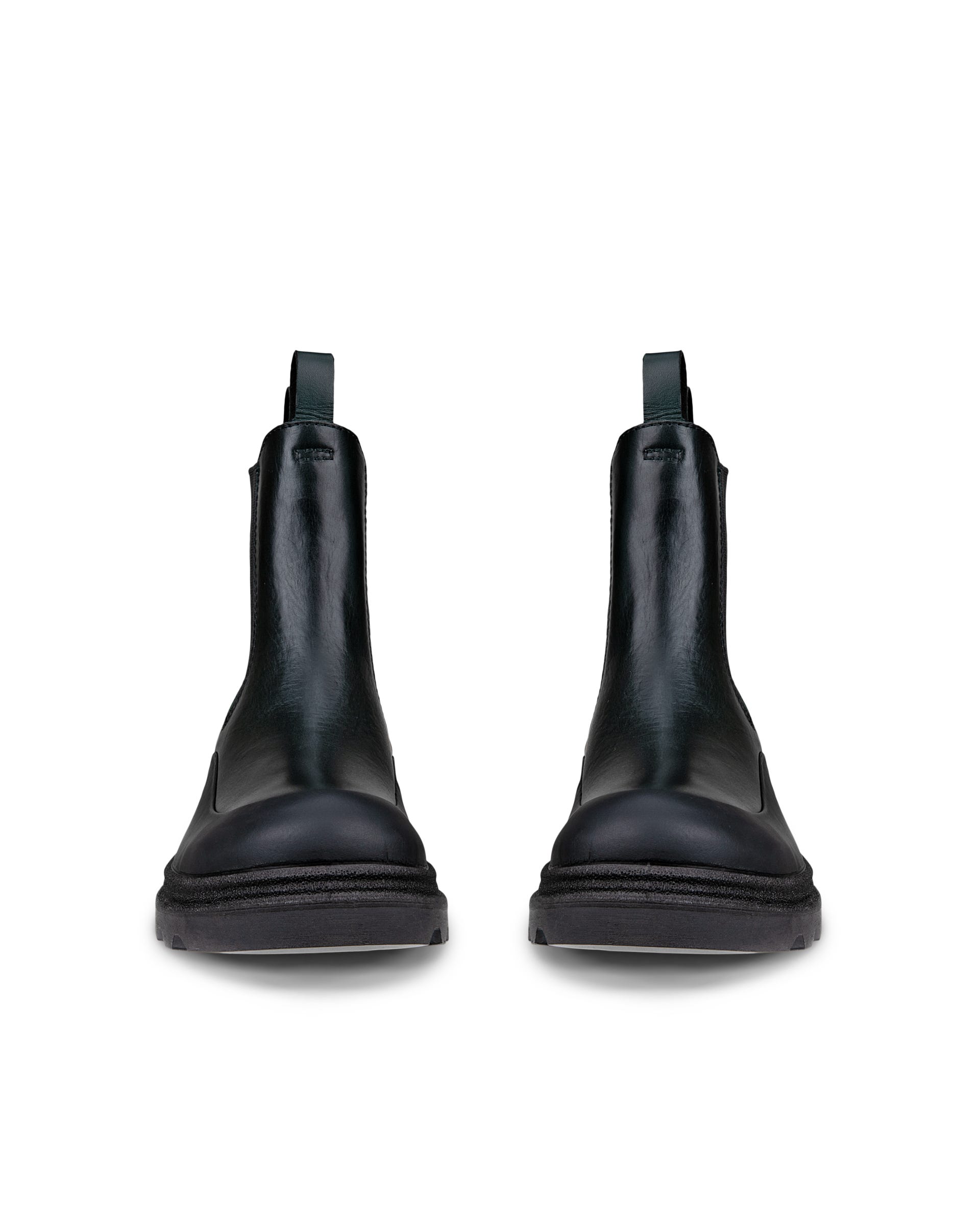 Women's ECCO® GRAINER Leather Chelsea Boot - Green - Front pair