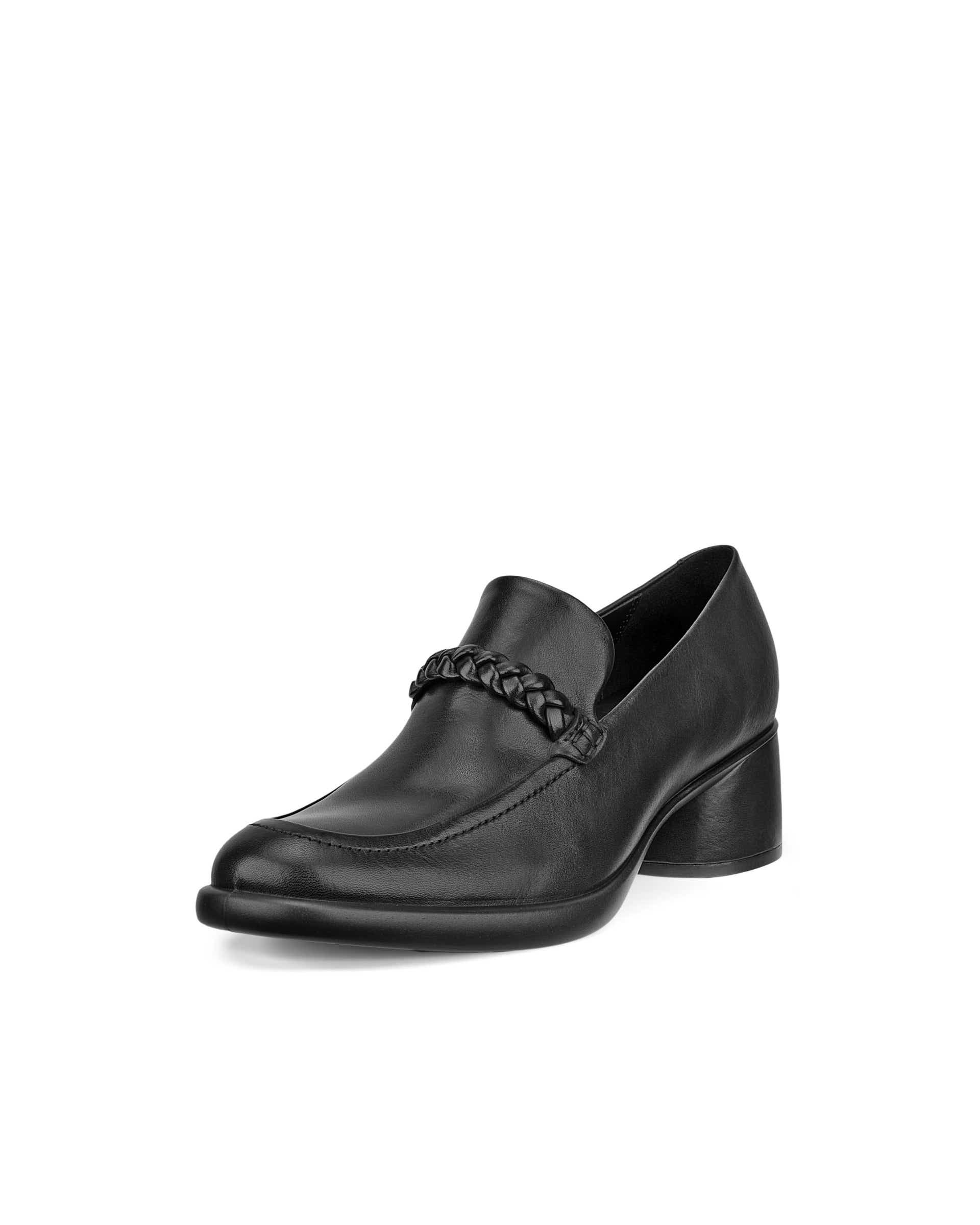 靴 PELLICO ANDREA 35 CHIC NERO 37.5 Women's ECCO® Sculpted LX 35 Leather Block-Heeled Loafer | Black
