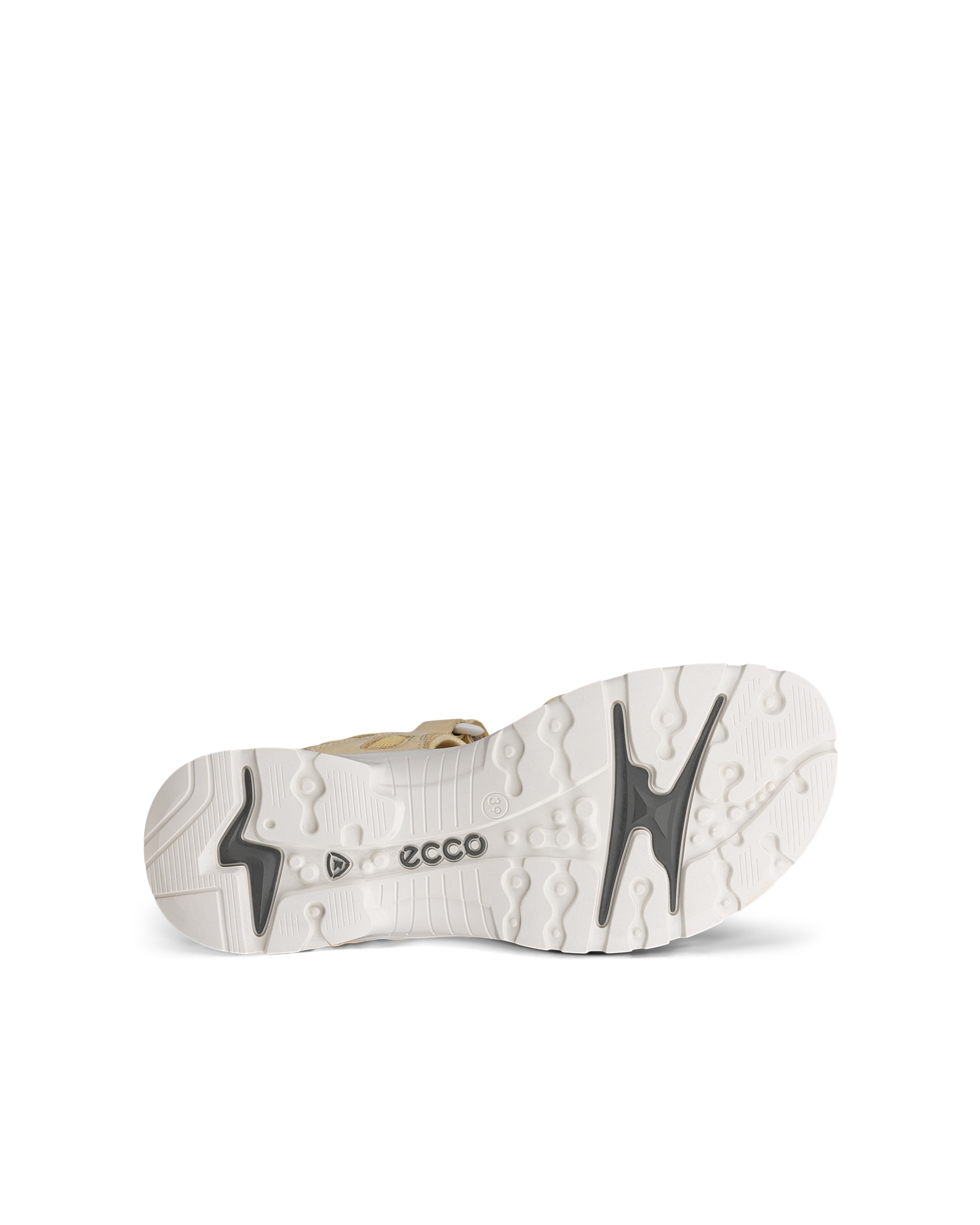 Dámské nubukové outdoorové sandály ECCO® OFFROAD - Žlutá - Sole