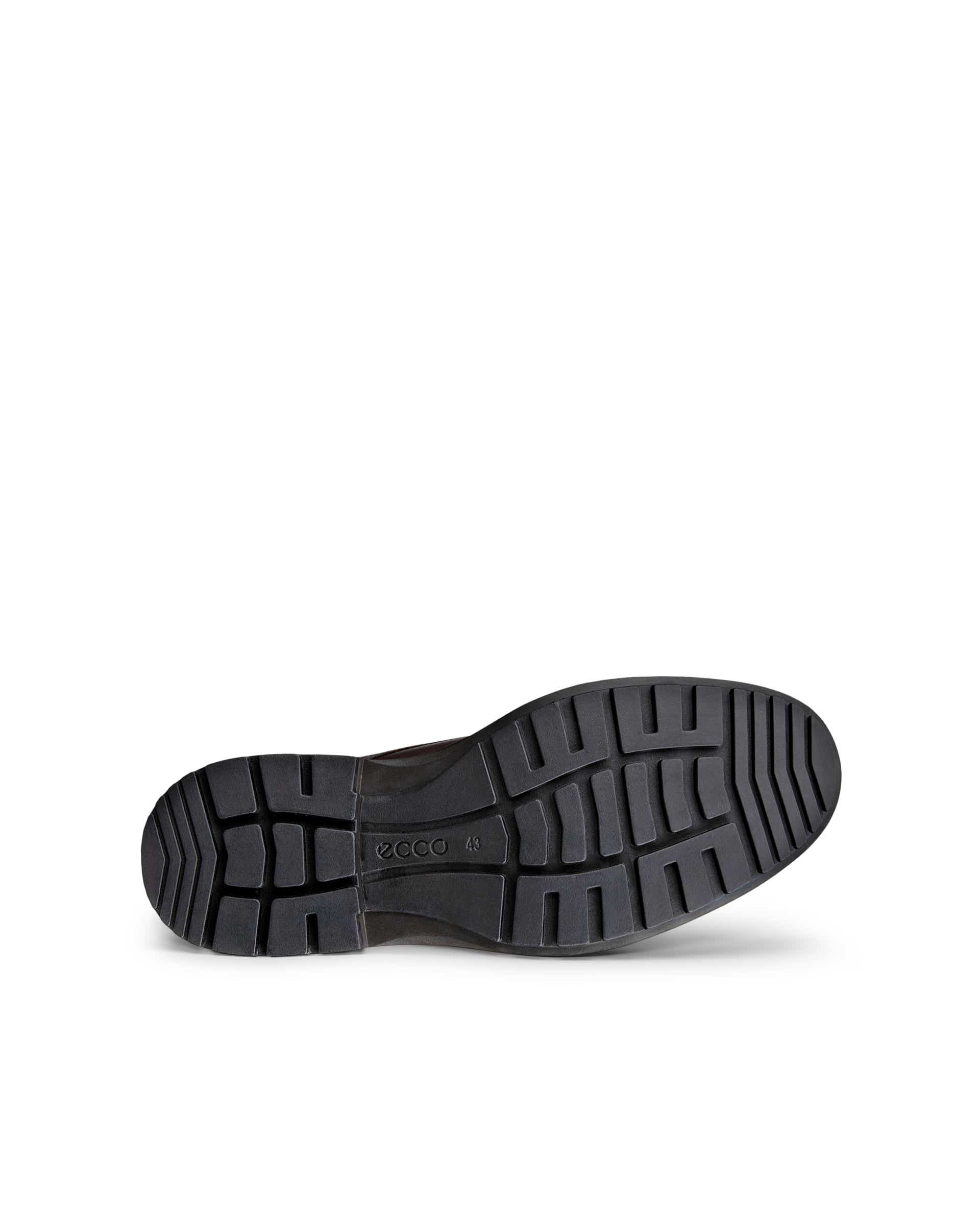 Męskie skórzane buty za kostkę Gore-Tex ECCO® METROPOLE OSLO - Brązowy - Sole