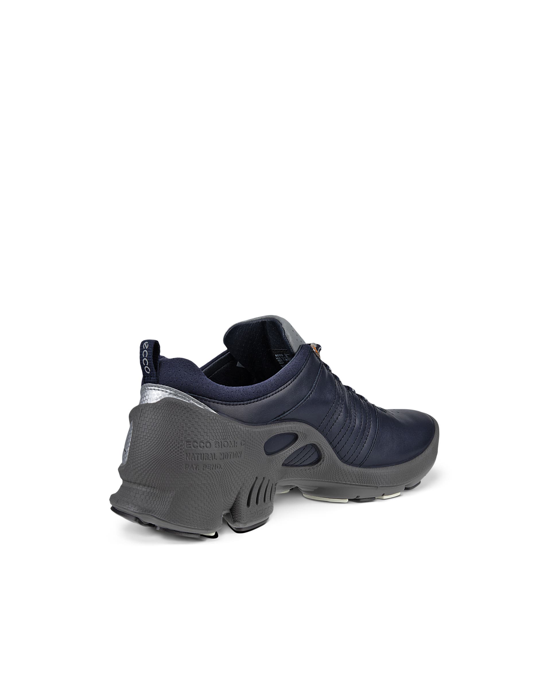 Men's ECCO® BIOM C Leather Sneaker - Blue - Back