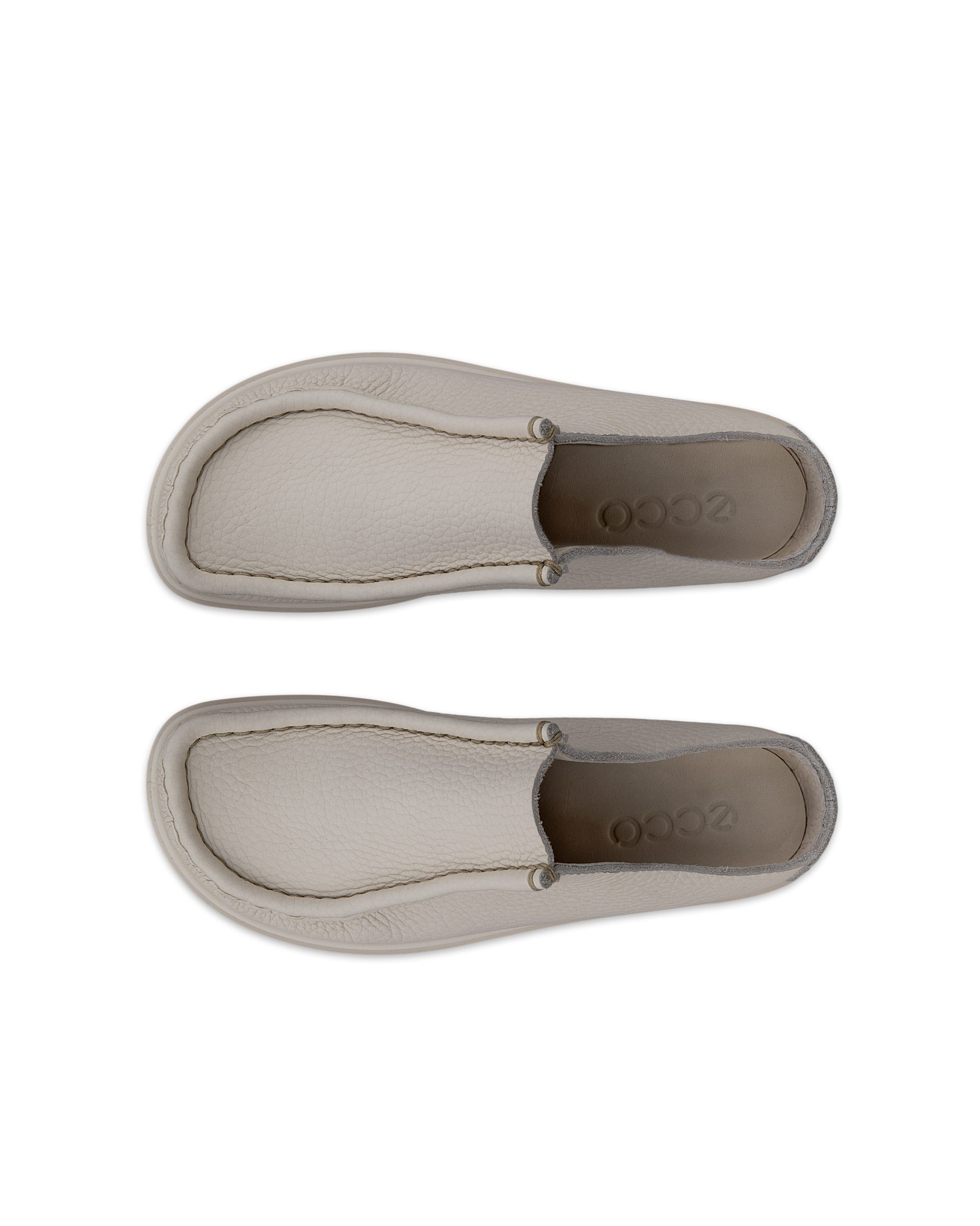 ECCO® JOKE åbne sandaler i læder til damer - Beige - Top left pair