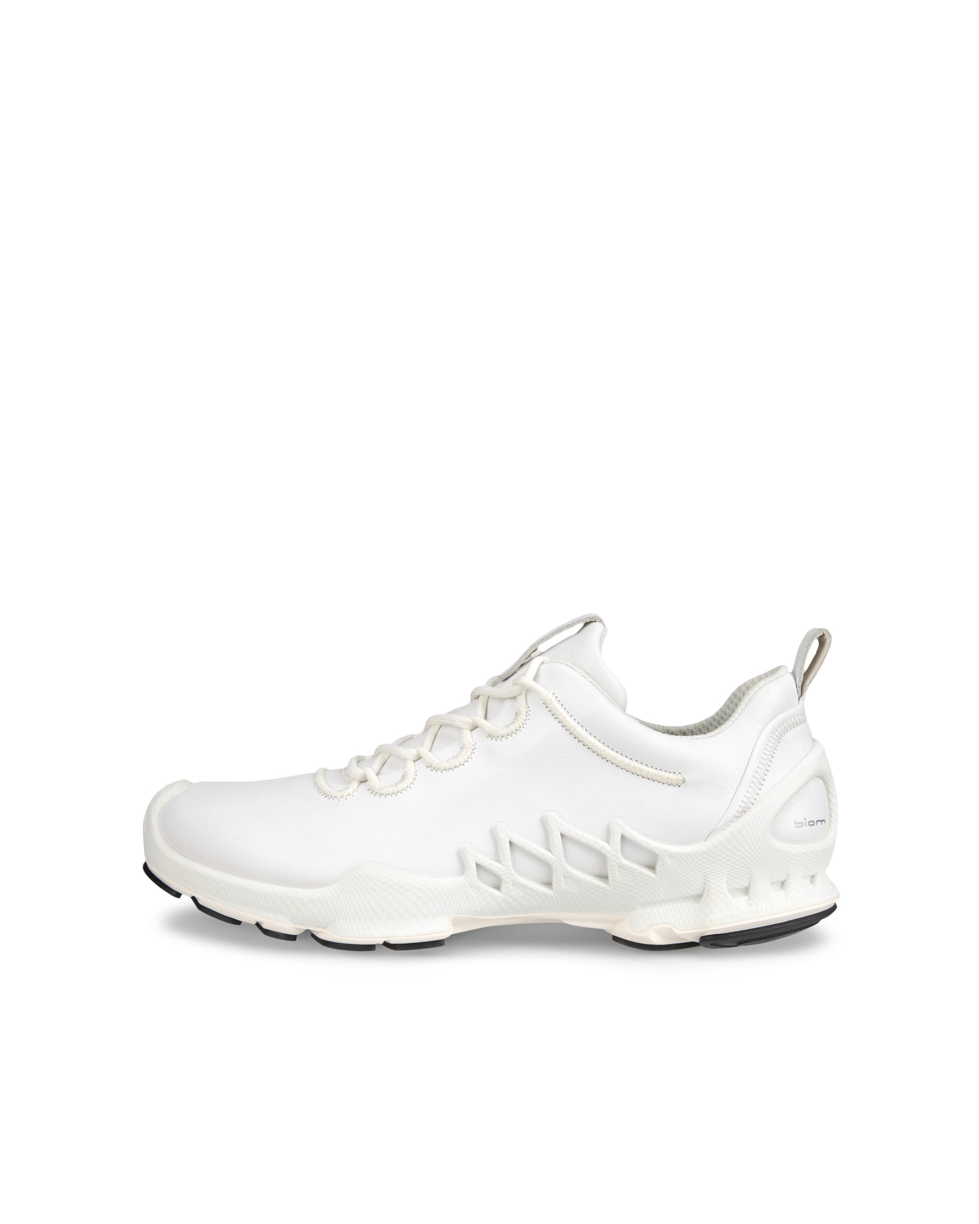 Women's ECCO® BIOM AEX Leather Shoe - White - Outside