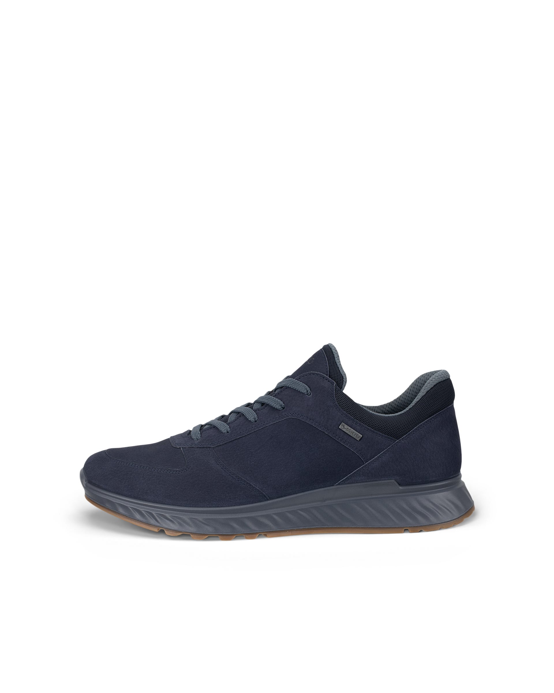 ECCO® EXOSTRIDE baskets de plein air en cuir Gore-Tex pour homme - Bleu - Outside