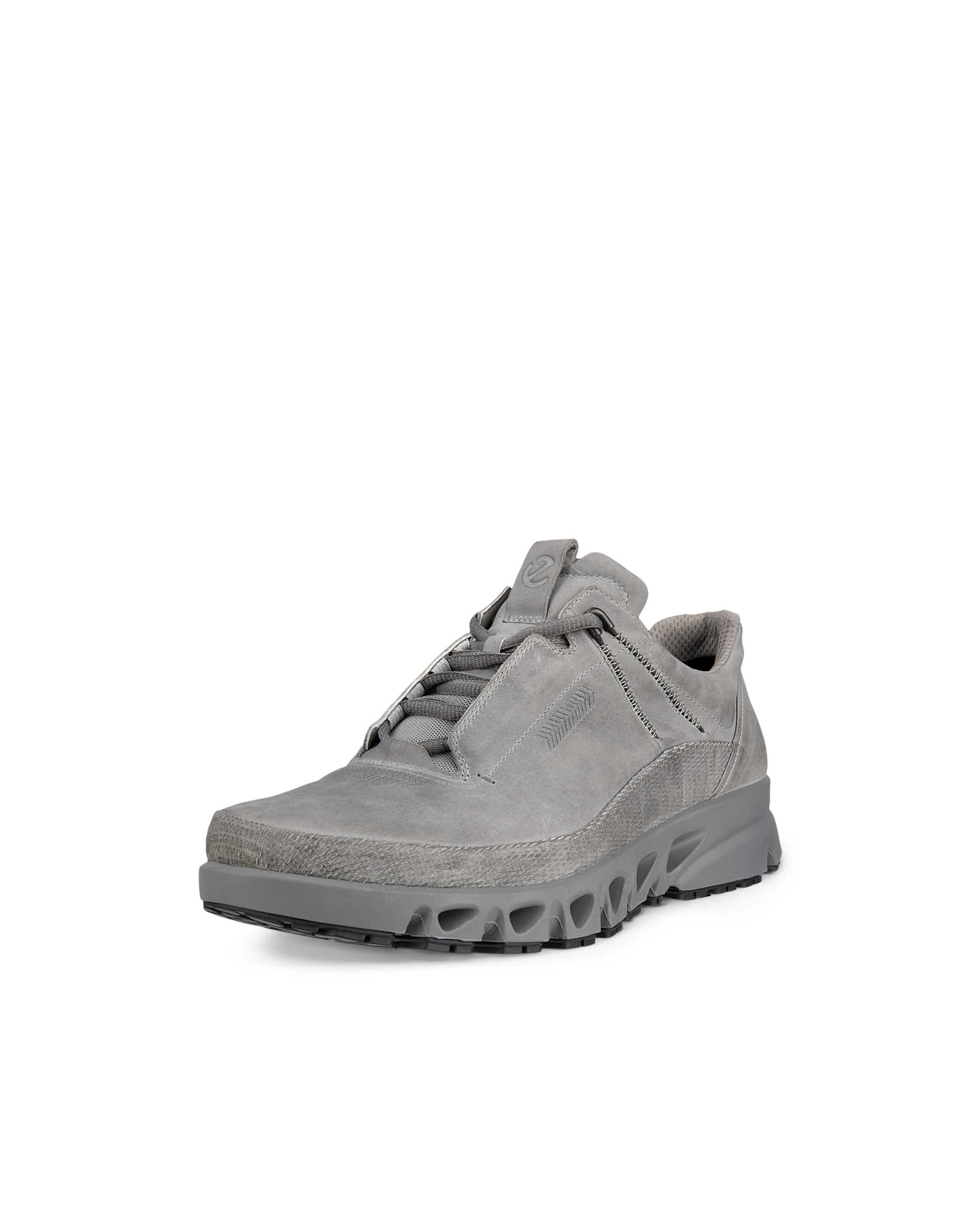 ECCO Multi Vent Low メンズ レザーGore-Texアウトドアスニーカー - グレー - Main
