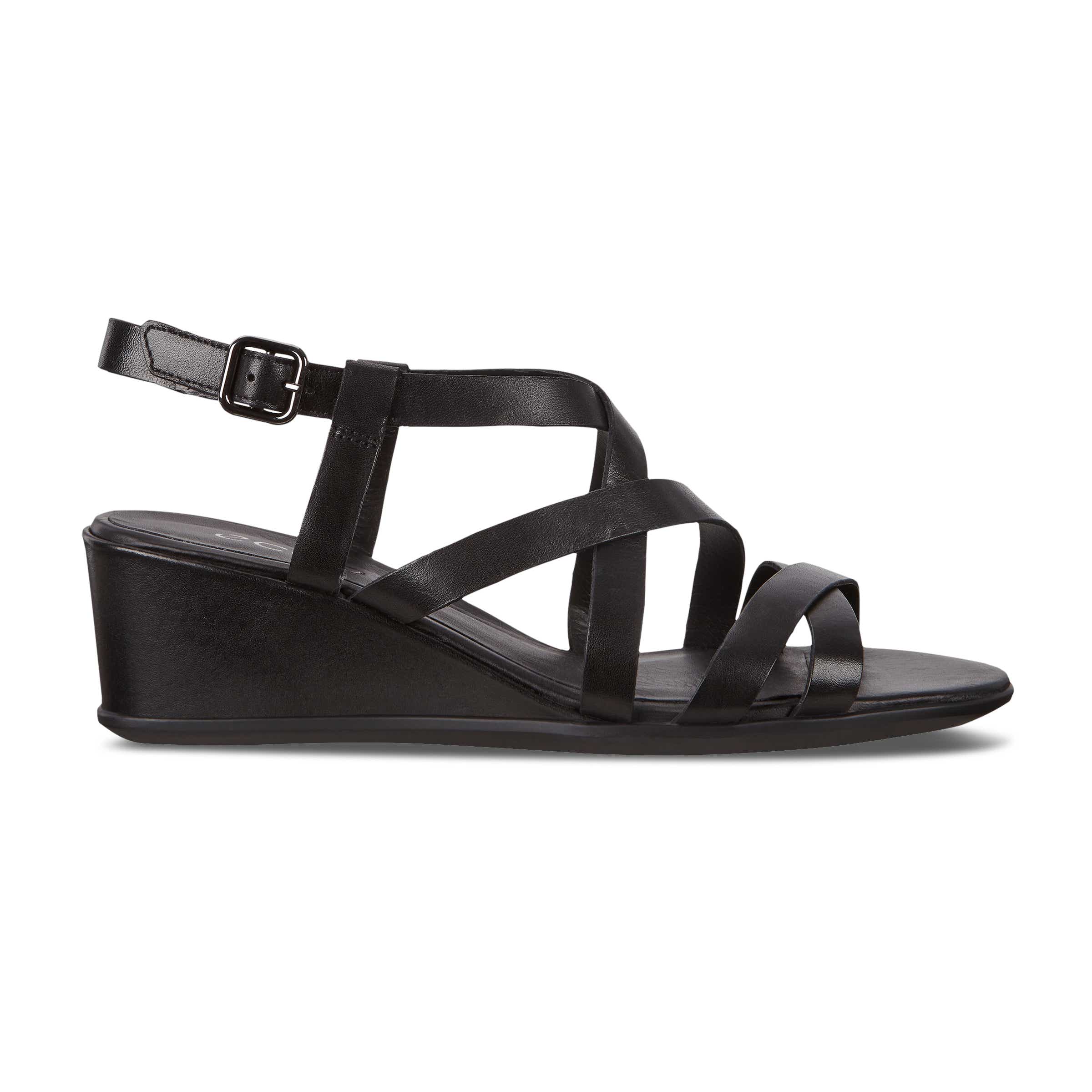 ECCO SHAPE 35 WEDGE SANDAL - Black - Outside
