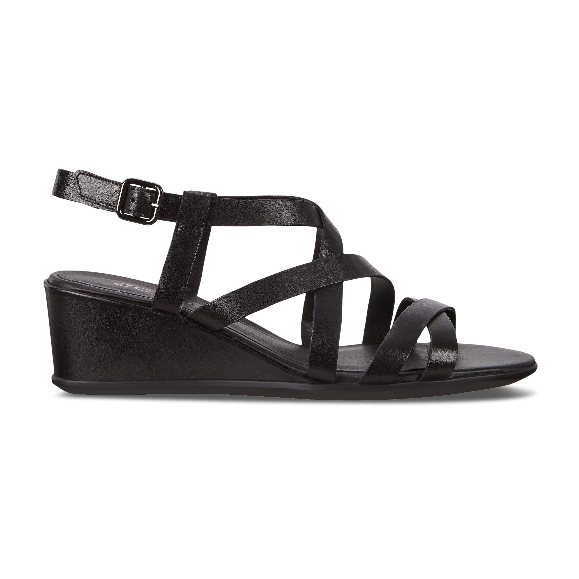 ECCO SHAPE 35 WEDGE SANDAL - Black - Outside