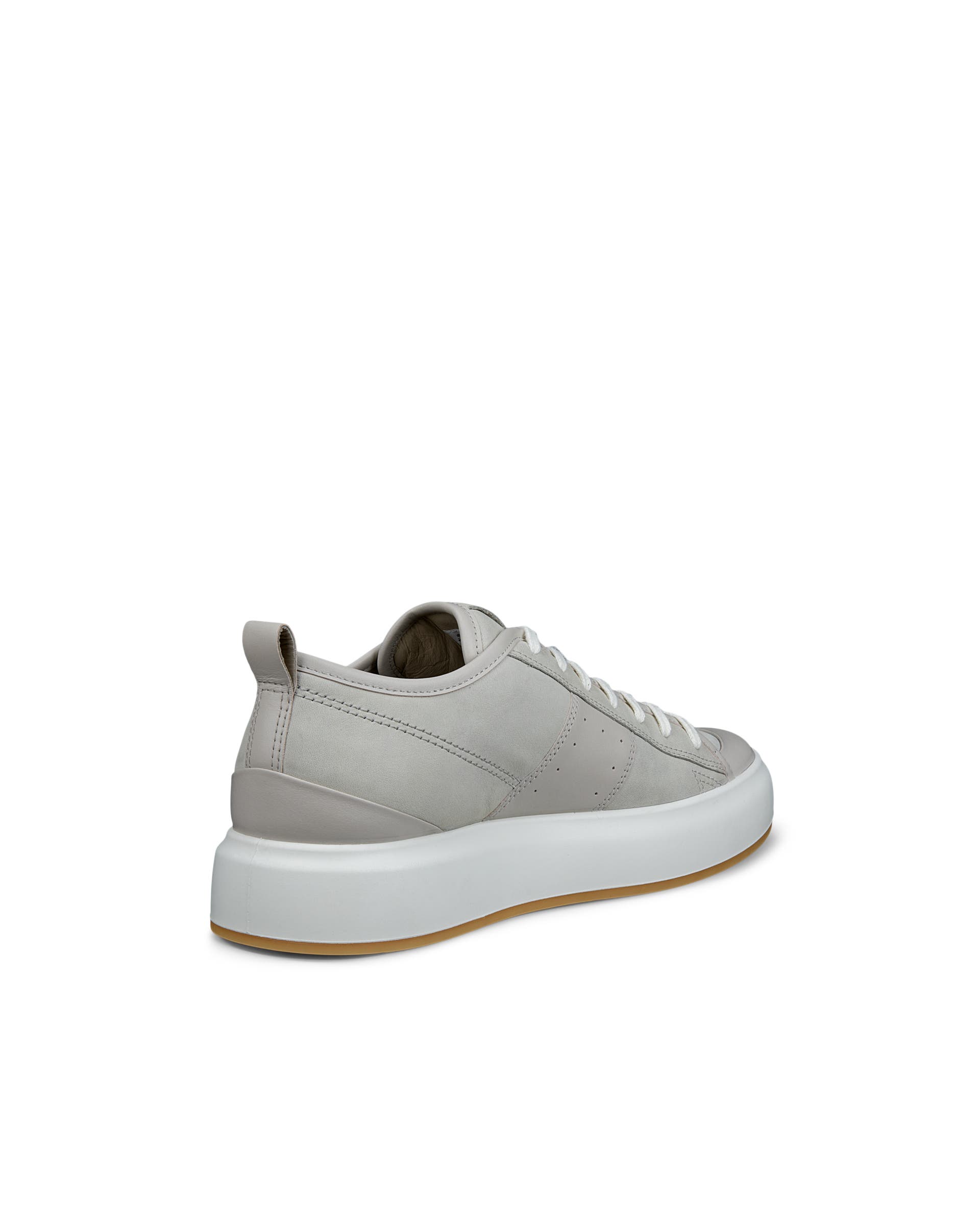 ECCO STREET ACE MENS メンズ レザースニーカー - グレー - Back