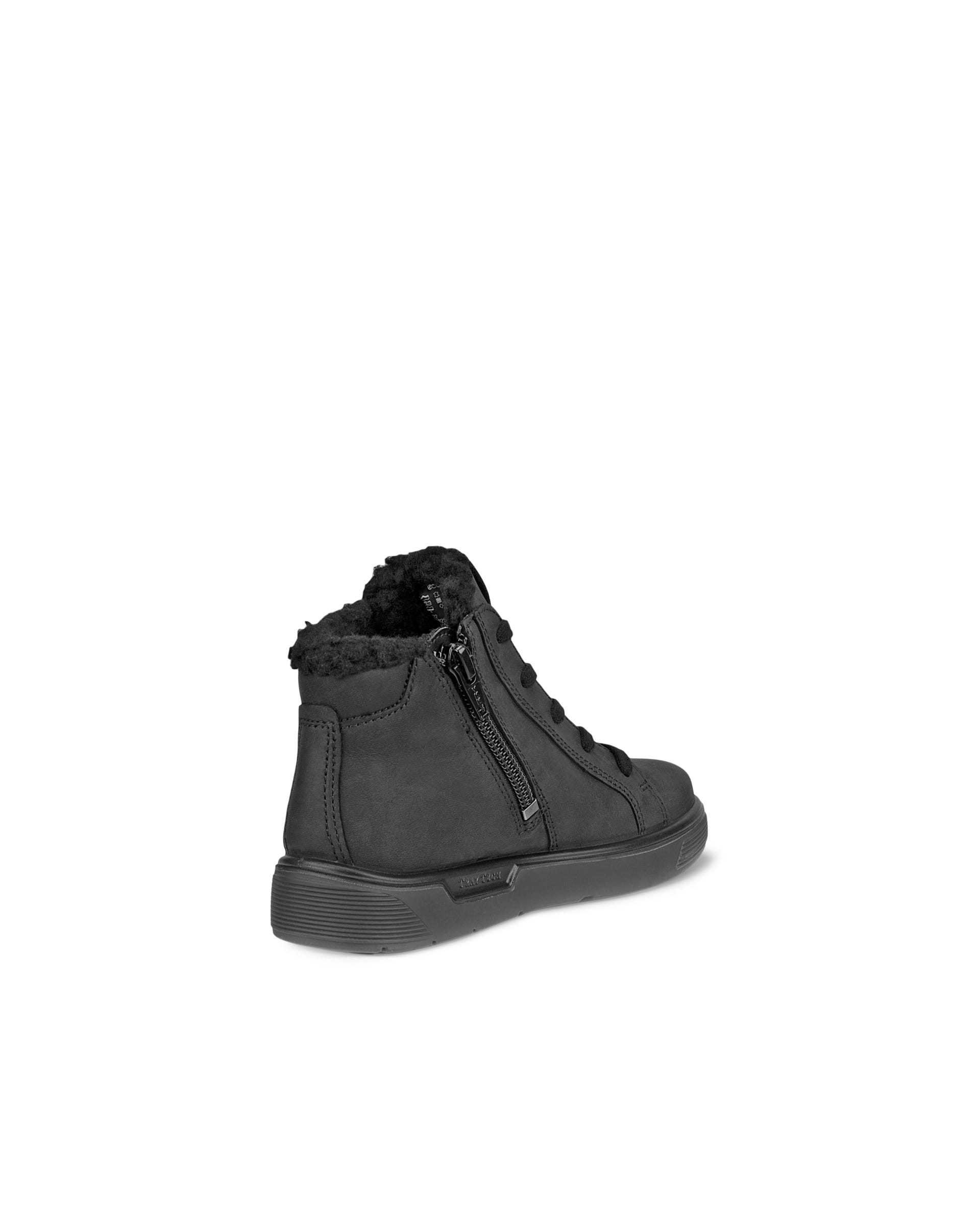 ECCO® Street Tray Kinderen nubuck Gore-Tex schoen - Zwart - Outside