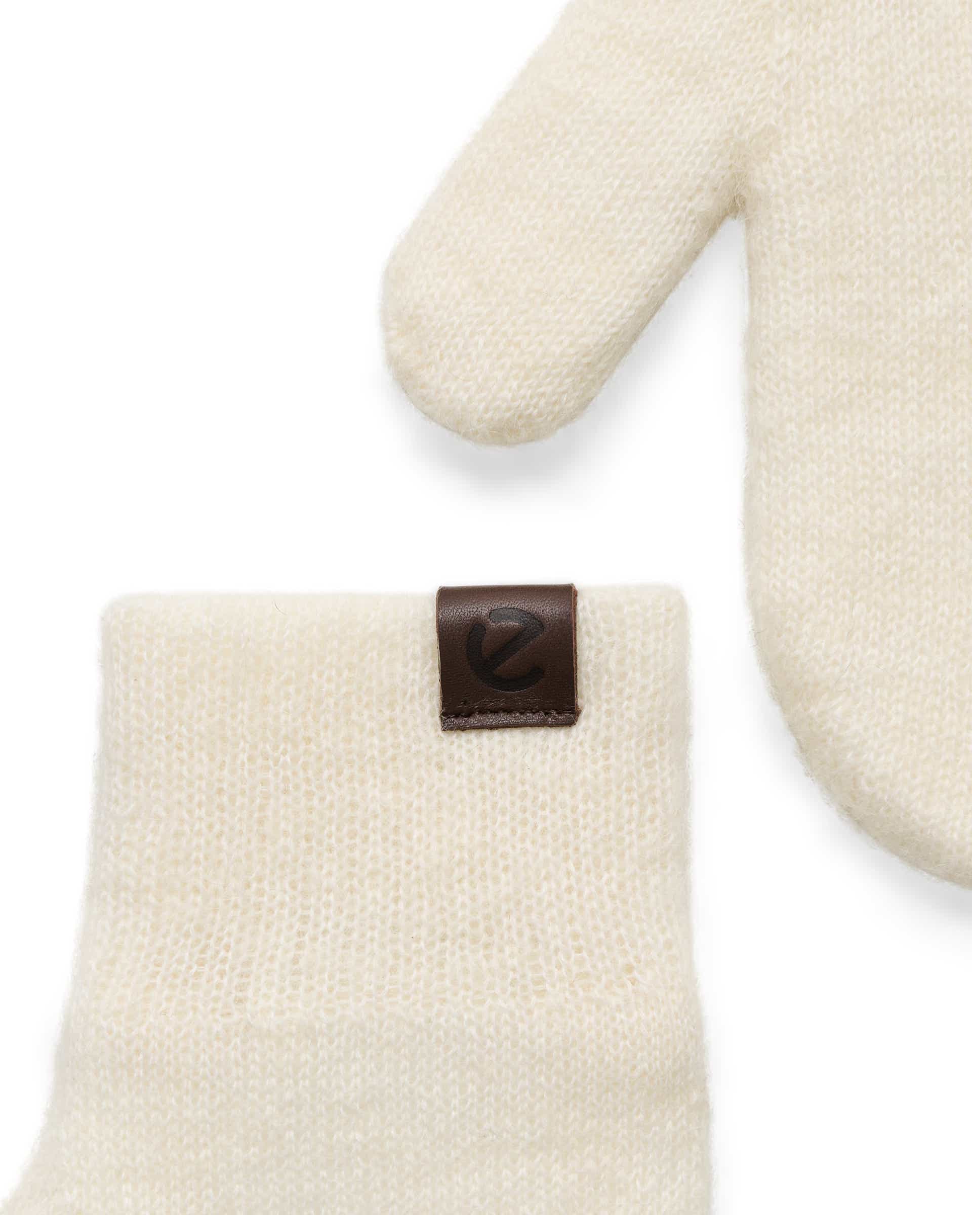 ECCO® FLUFFY MITTENS Vantar dam - Vit - Detail-1
