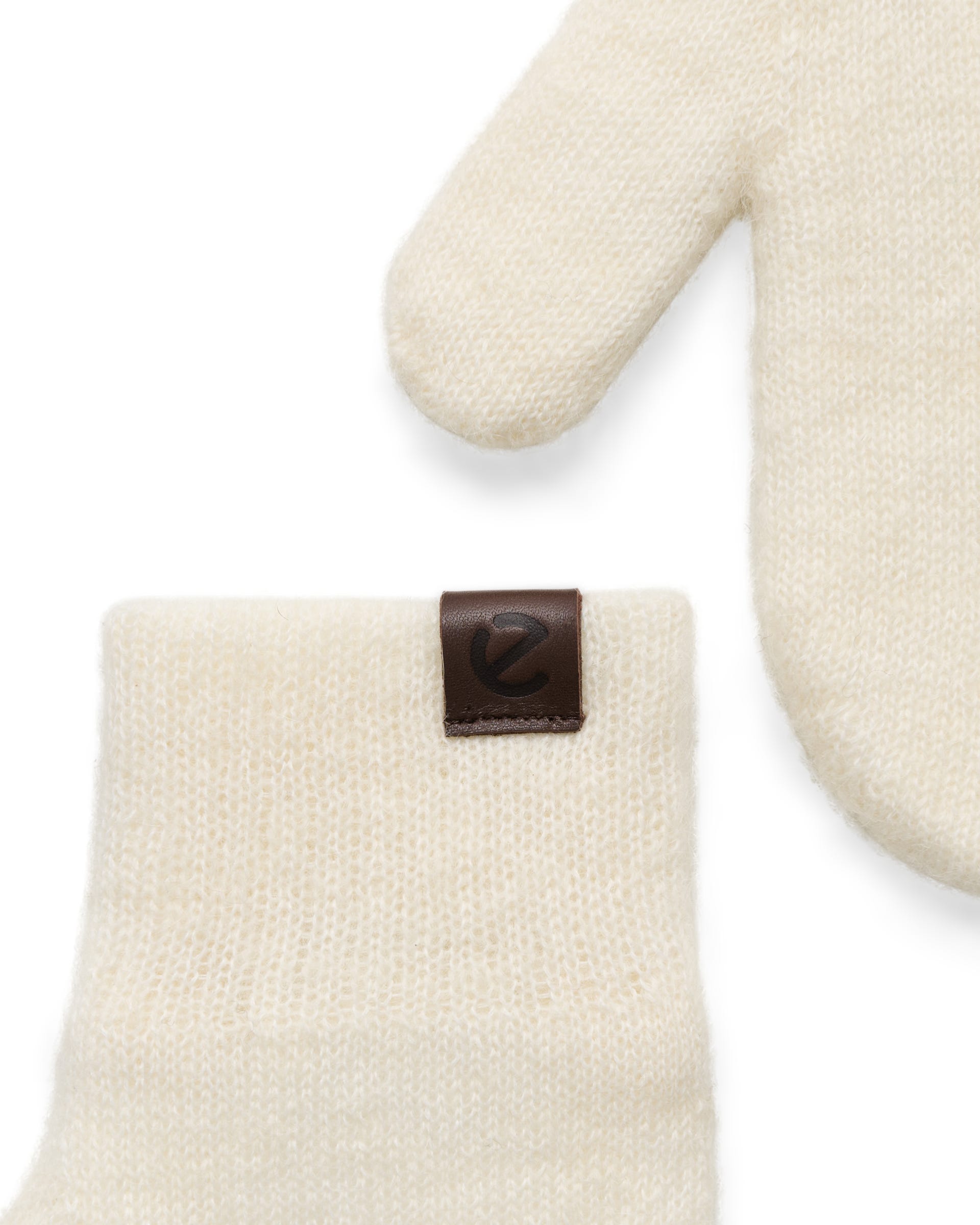 ECCO® FLUFFY MITTENS Vantar dam - Vit - Detail-1