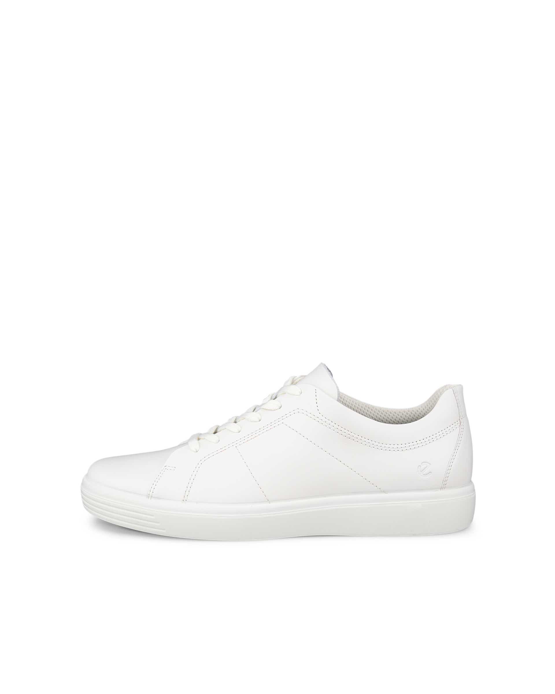 Zapatillas de piel ECCO® CLASSIC SNEAKER para hombre - Blanco - Outside