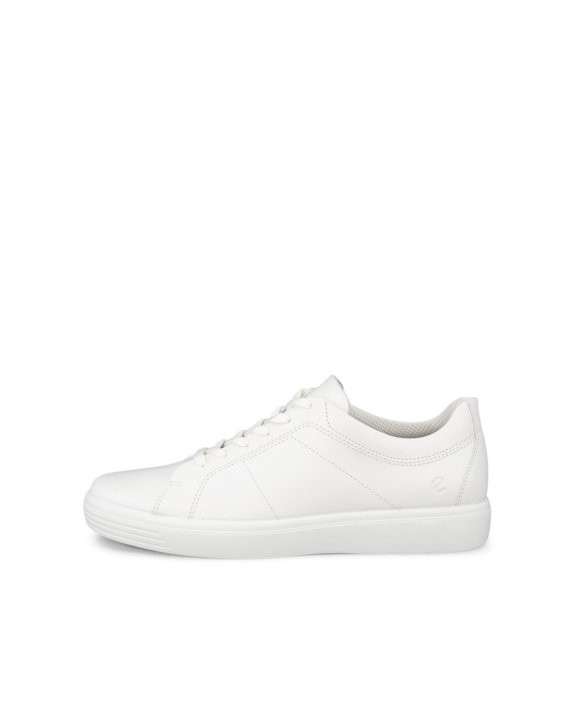 Zapatillas de piel ECCO® CLASSIC SNEAKER para hombre - Blanco - Outside