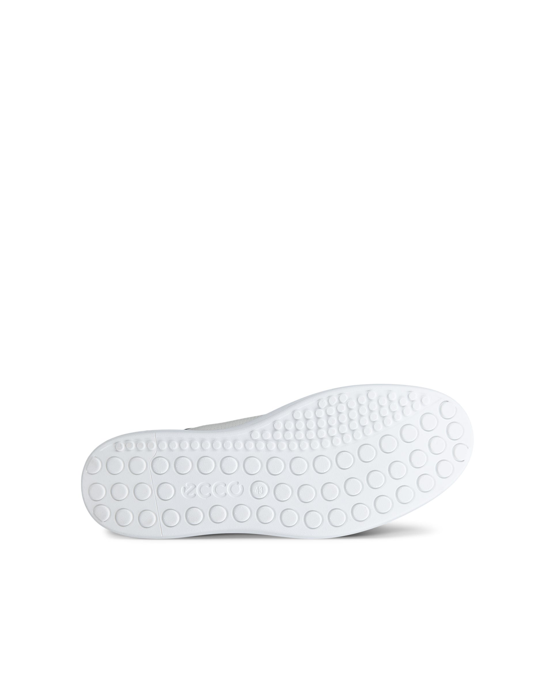 Men's ECCO® Soft 60 Leather Shoe - White - Sole