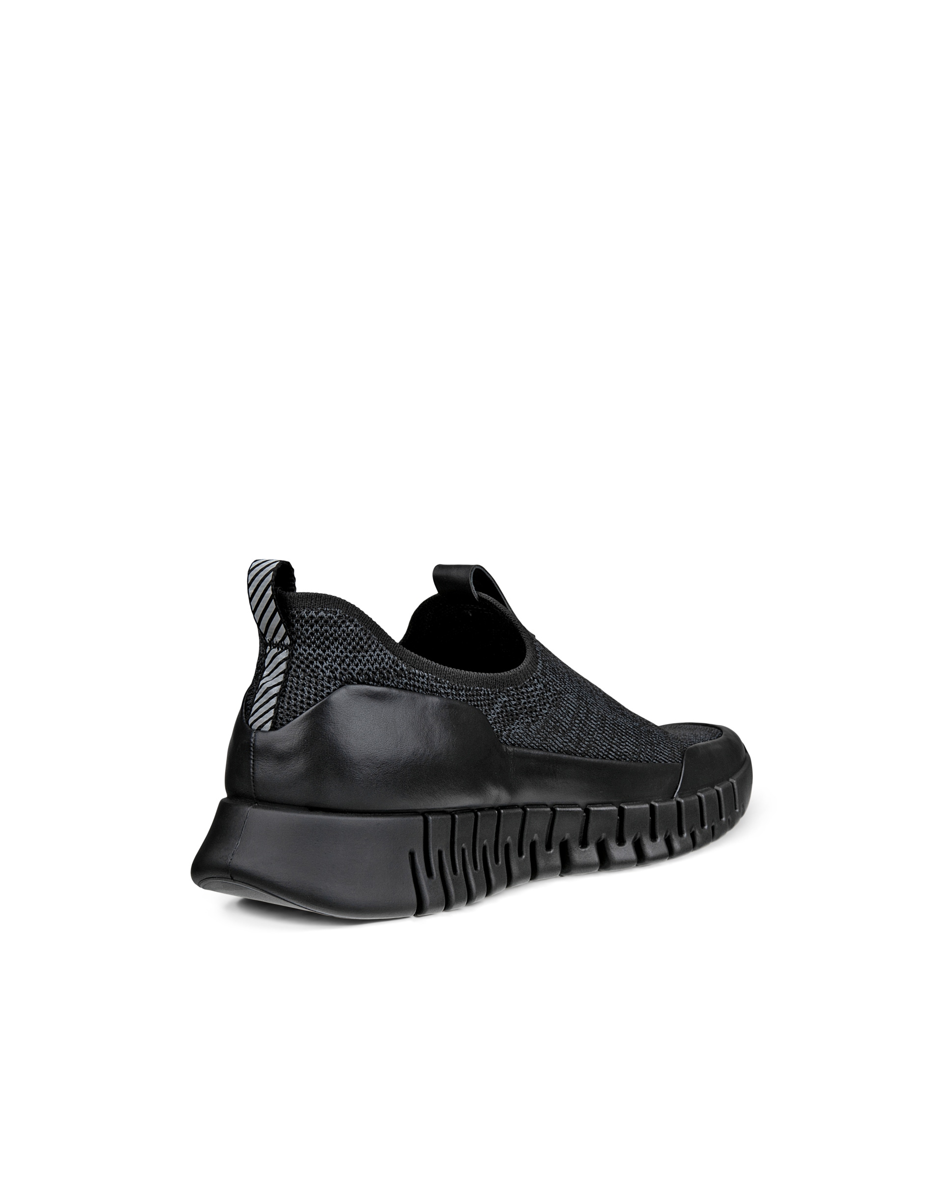 ECCO® GRUUV baskets en toile pour homme - Noir - Back