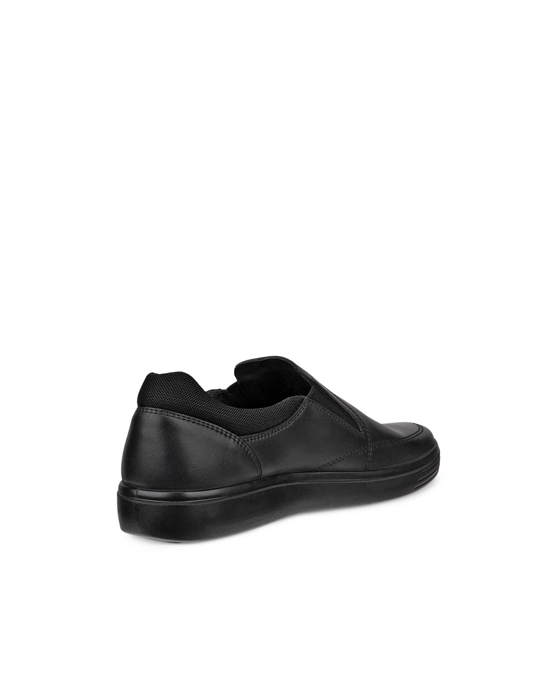 Pánské nubukové nazouvací tenisky ECCO® CLASSIC SNEAKER - Černá - Back