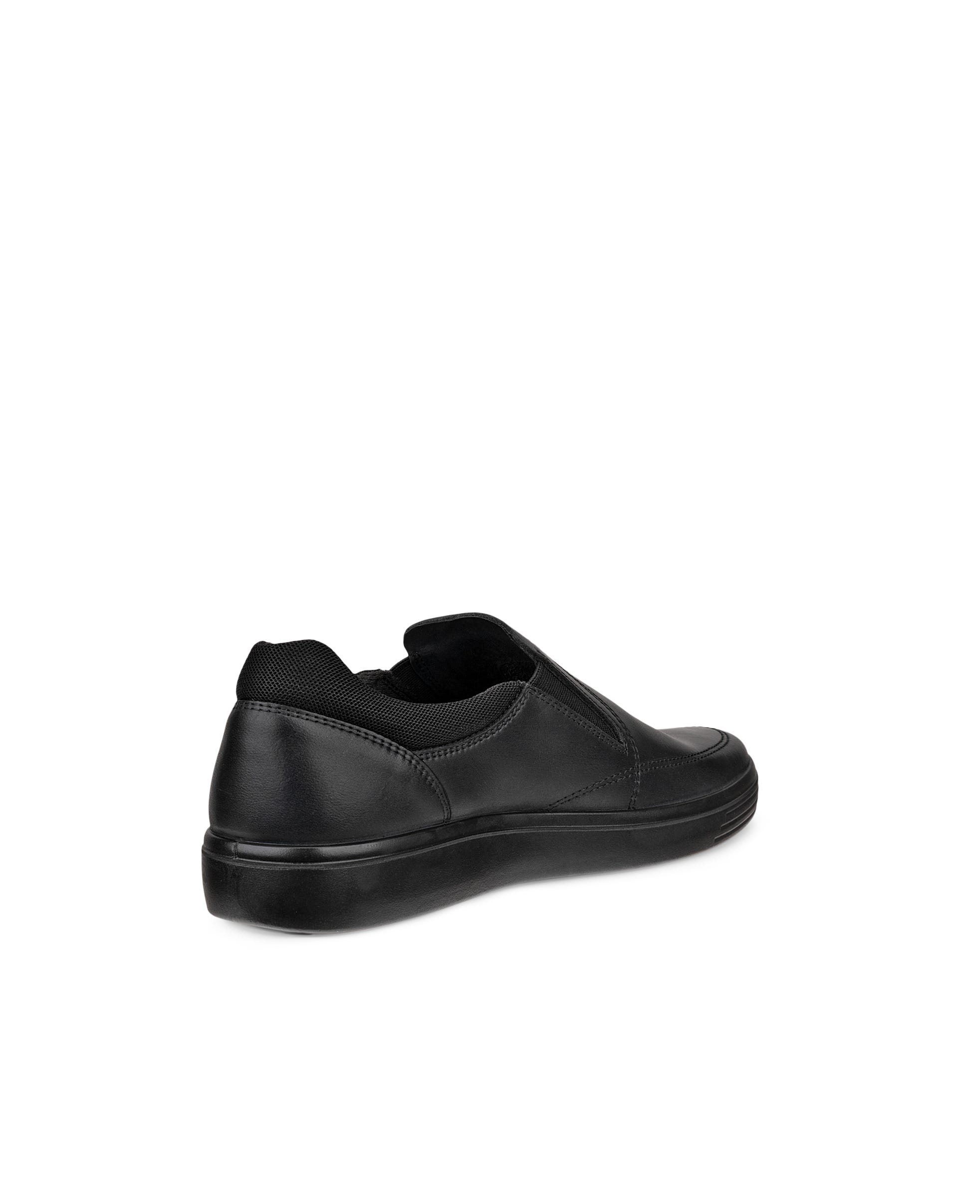 Pánské nubukové nazouvací tenisky ECCO® CLASSIC SNEAKER - Černá - Outside