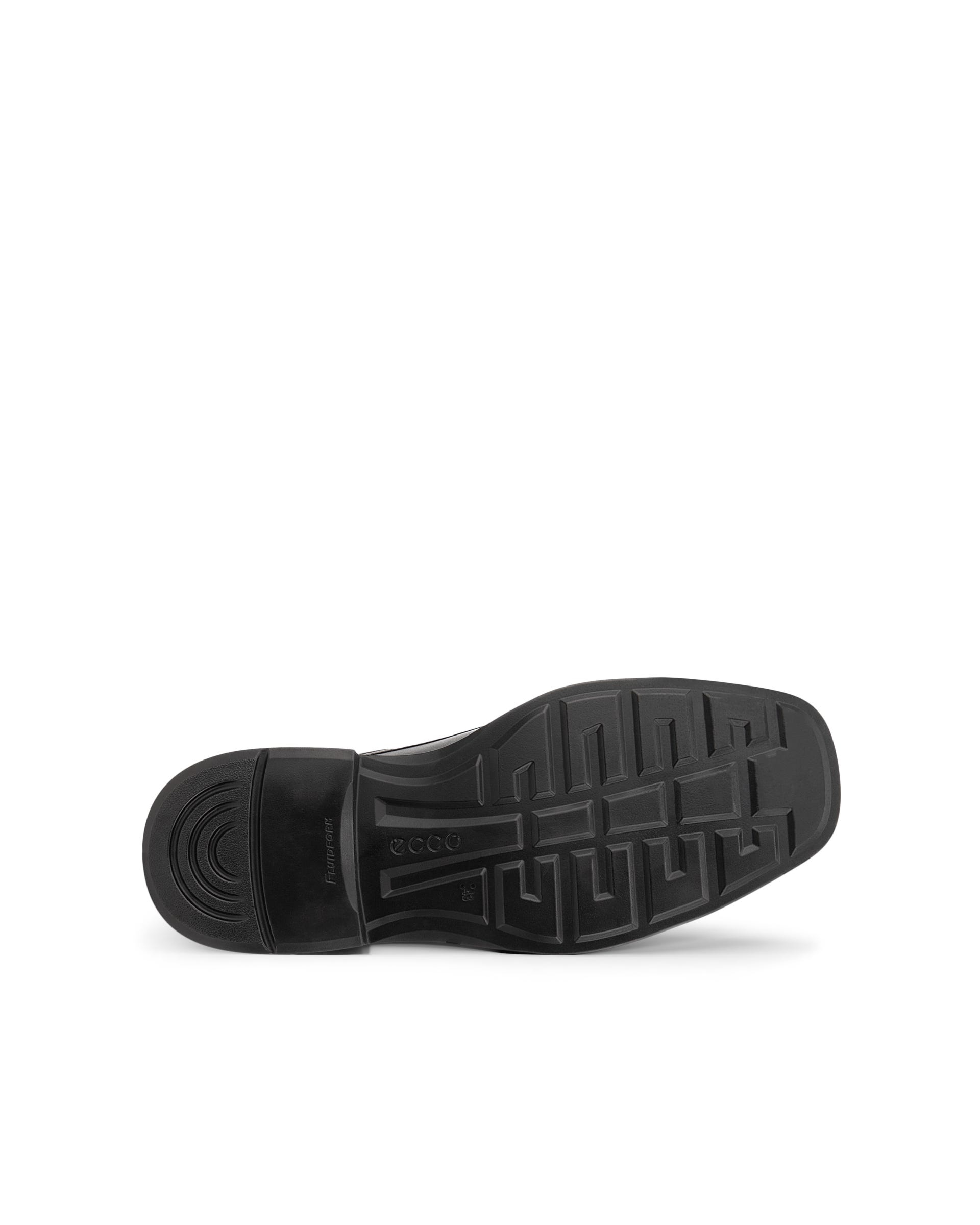 Chaussure derby à enfiler en cuir ECCO® Helsinki 2 avec bout renforcé pour homme - Noir - Sole