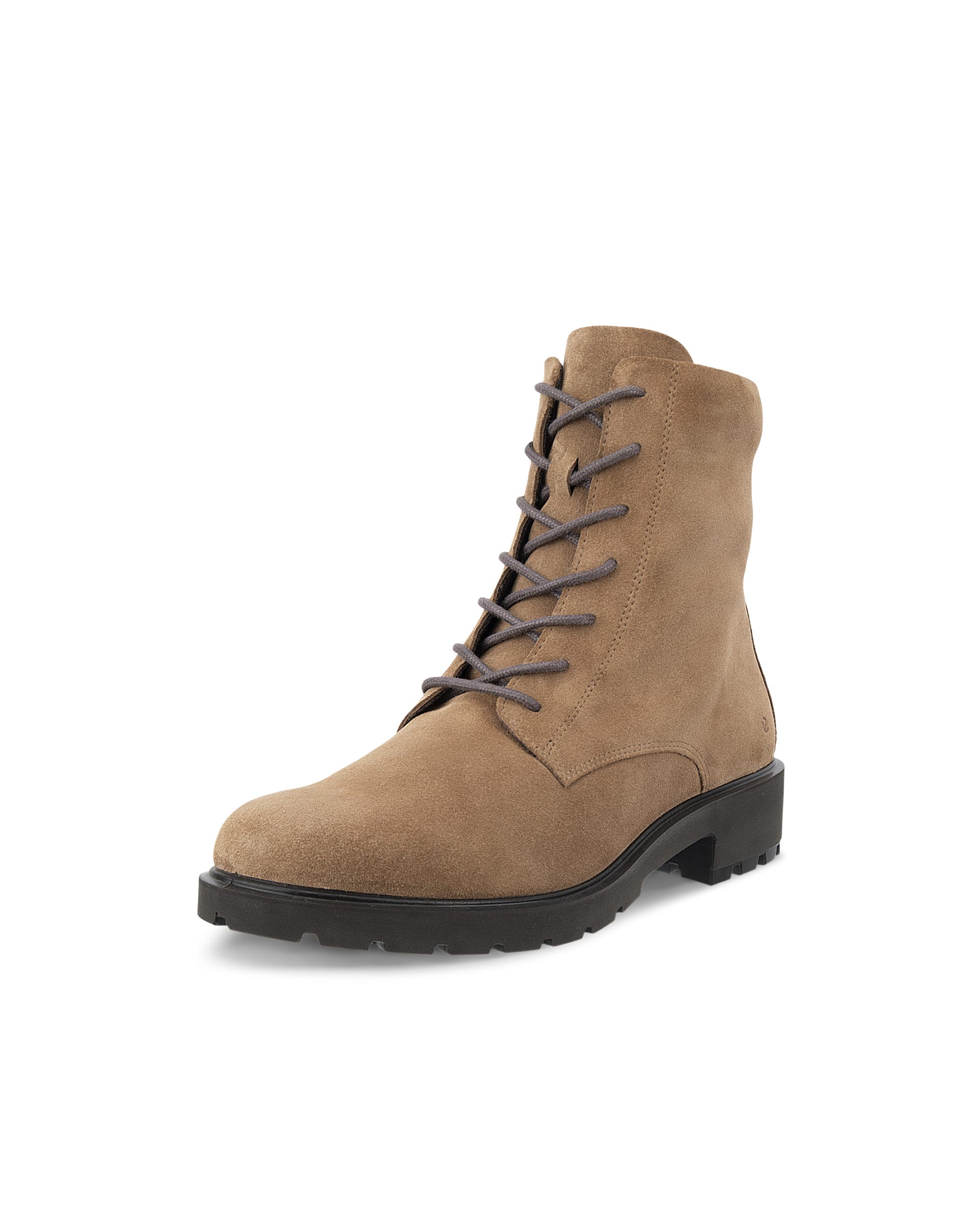 Women's ECCO® METROPOLE VIENNA Suede Mid-Cut Boot - Brown - Outside