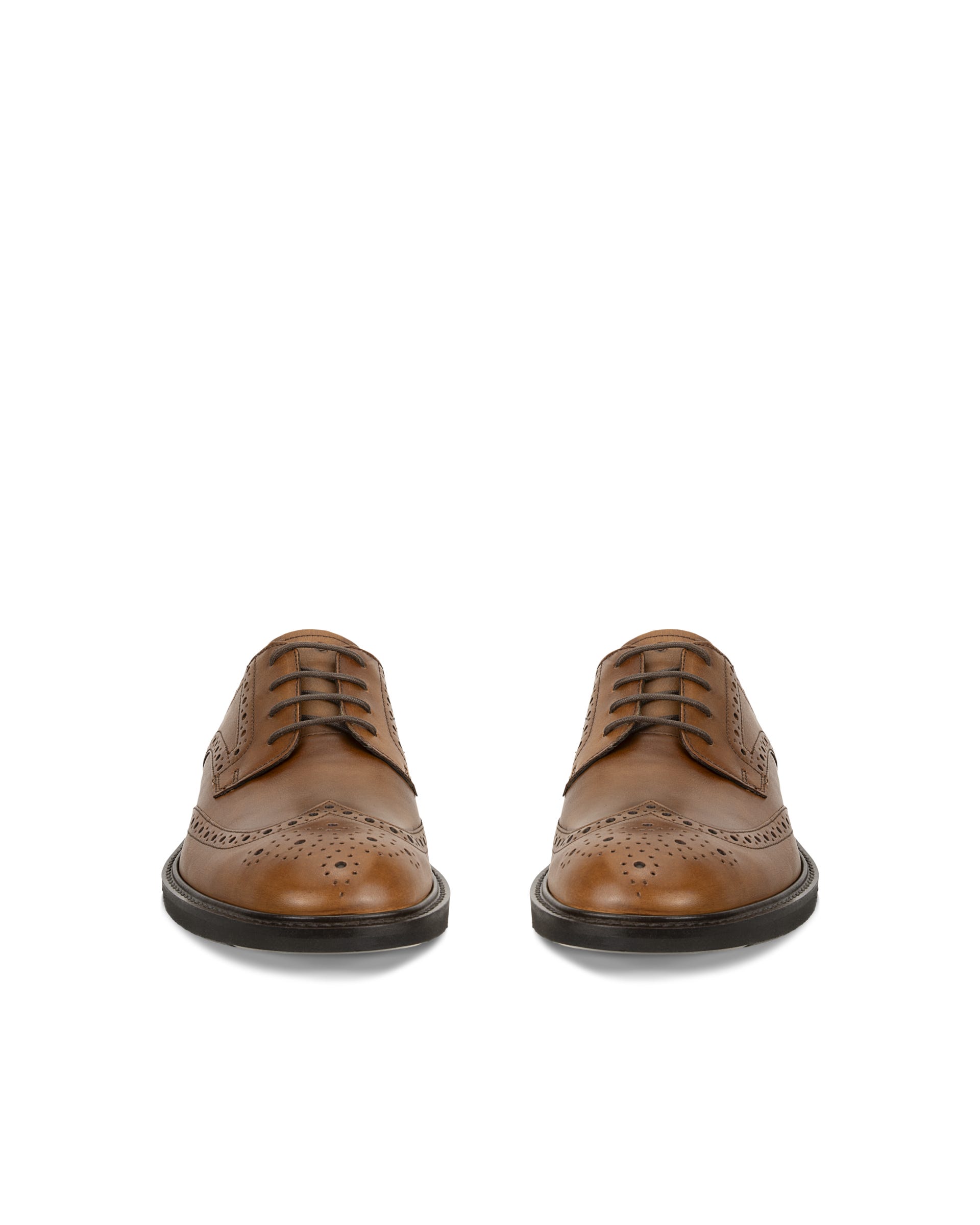 ECCO® METROPOLE PRAGUE Herren Budapester aus Leder - Braun - Outside