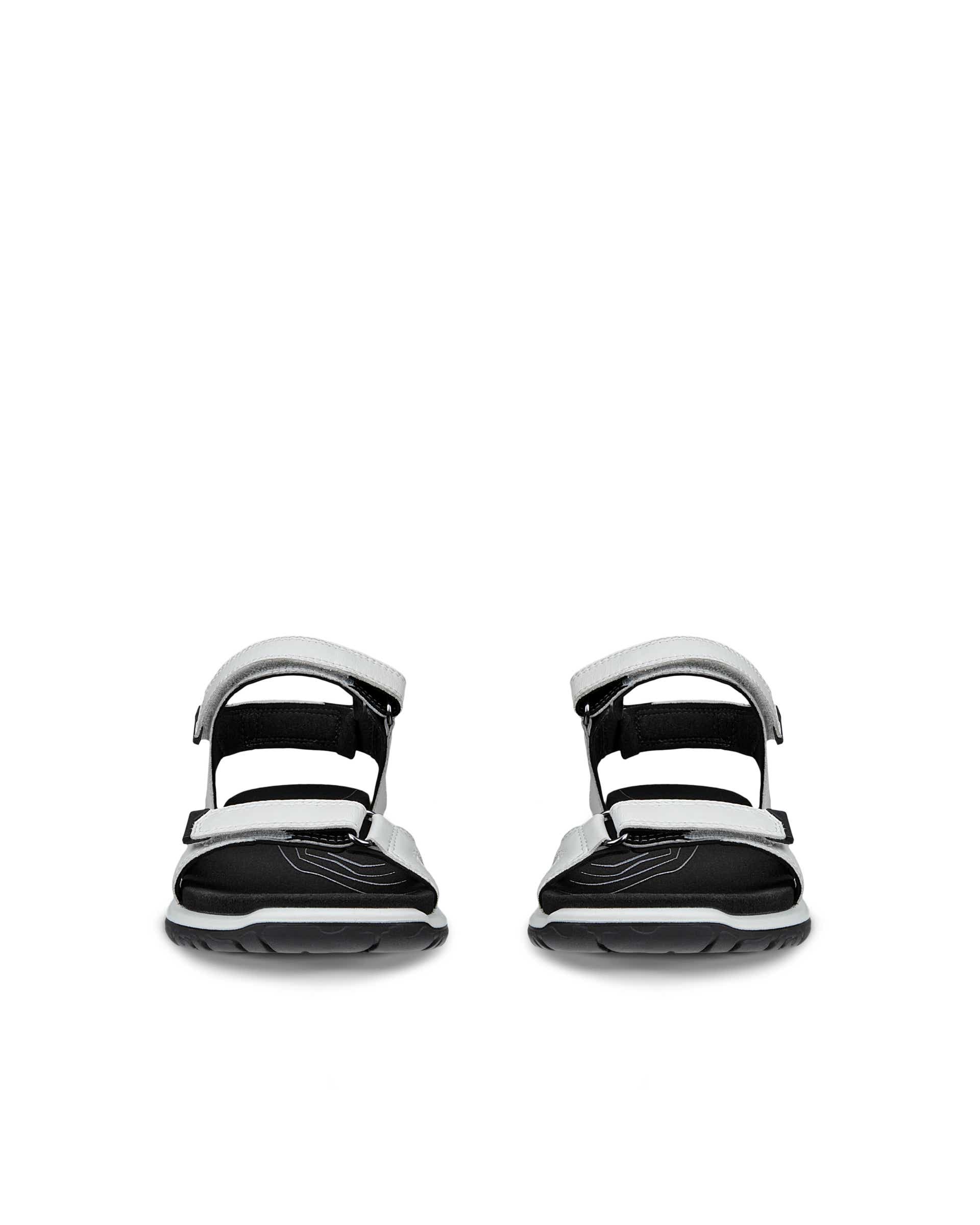 Women's ECCO® Offroad Roam Leather Walking Sandal - White - Front pair