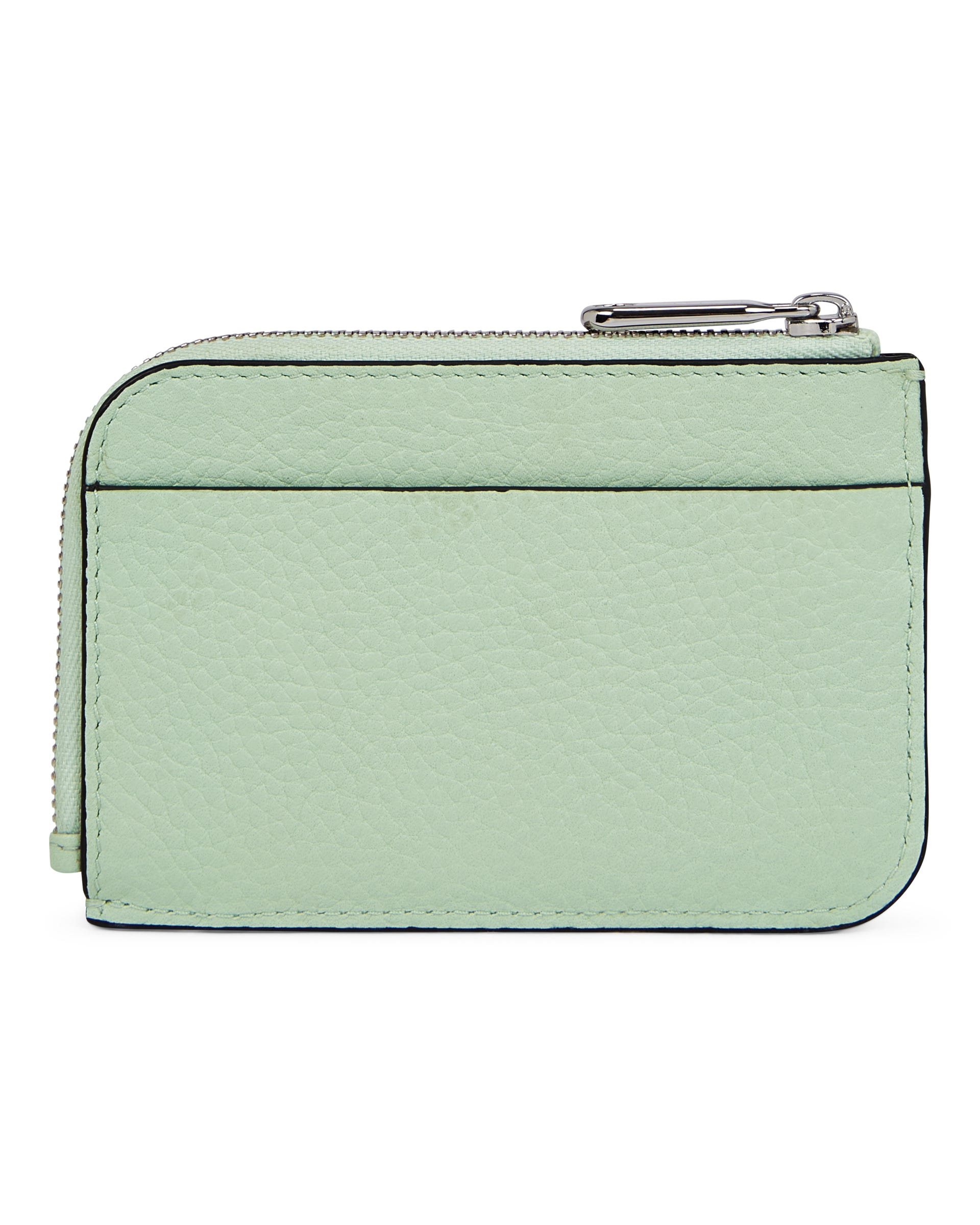 ECCO Card Case Zipped Pebbled レザーカードケース - グリーン - Back