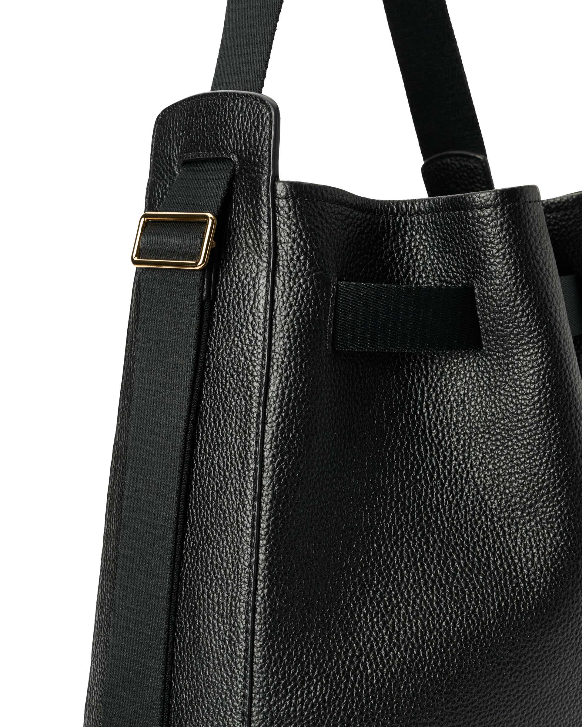ECCO® Sail Sac hobo en cuir - Noir - Detail-1