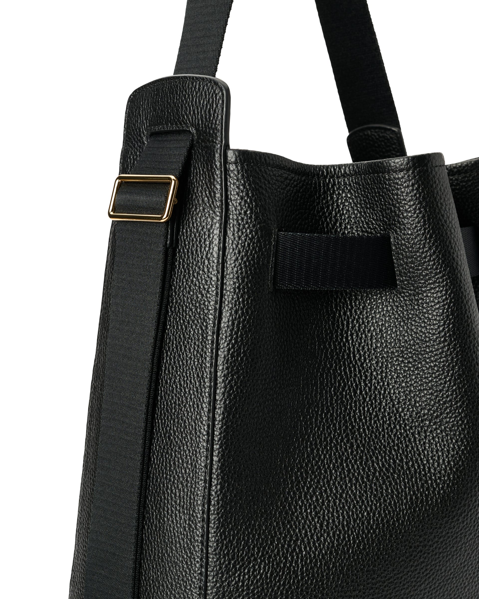 ECCO® Sail Leather Hobo Bag - Black - Detail-1