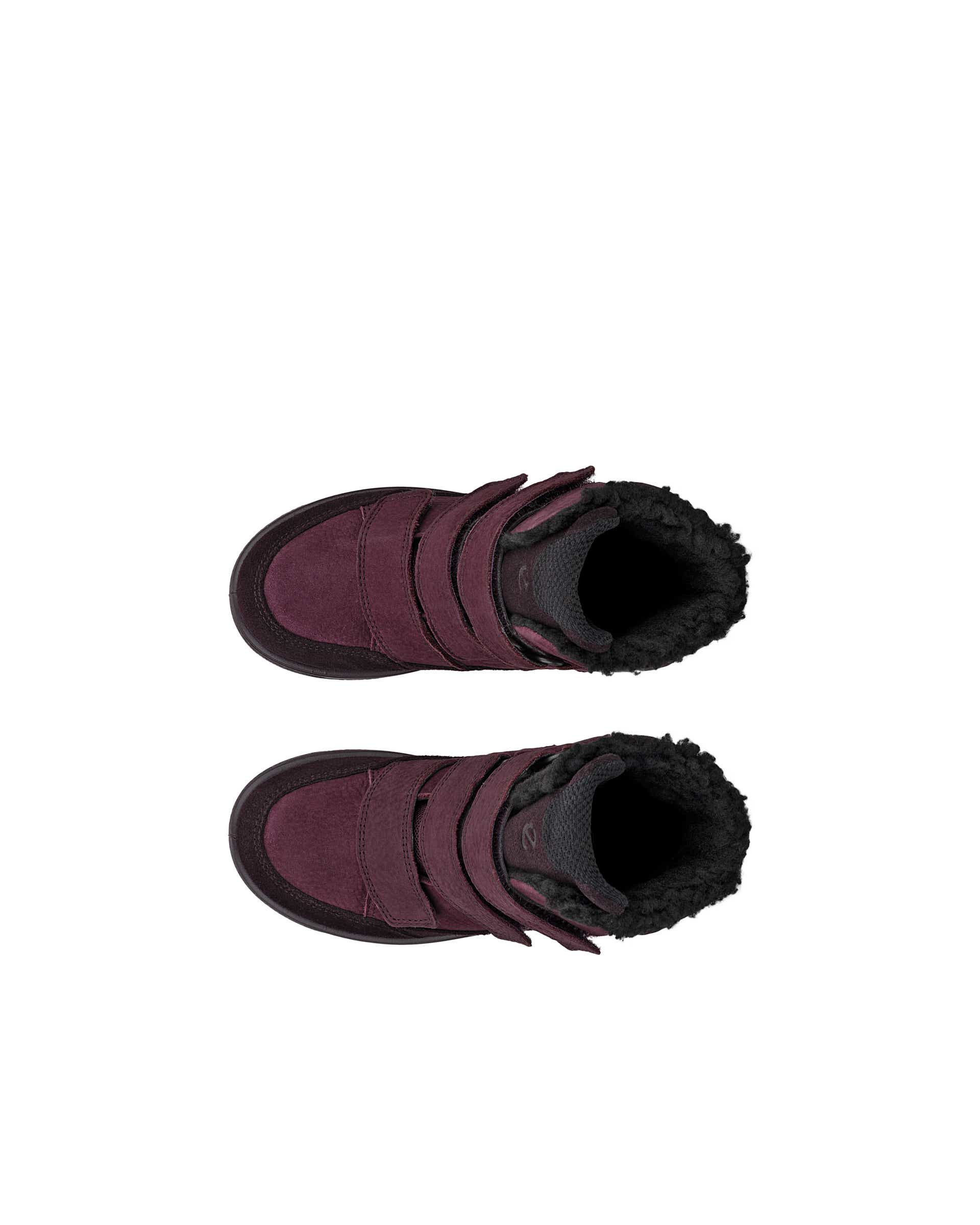 ECCO® Urban Snowboarder dječje zimske čizme od nubuka Gore-Tex - Purpurna - Top left pair