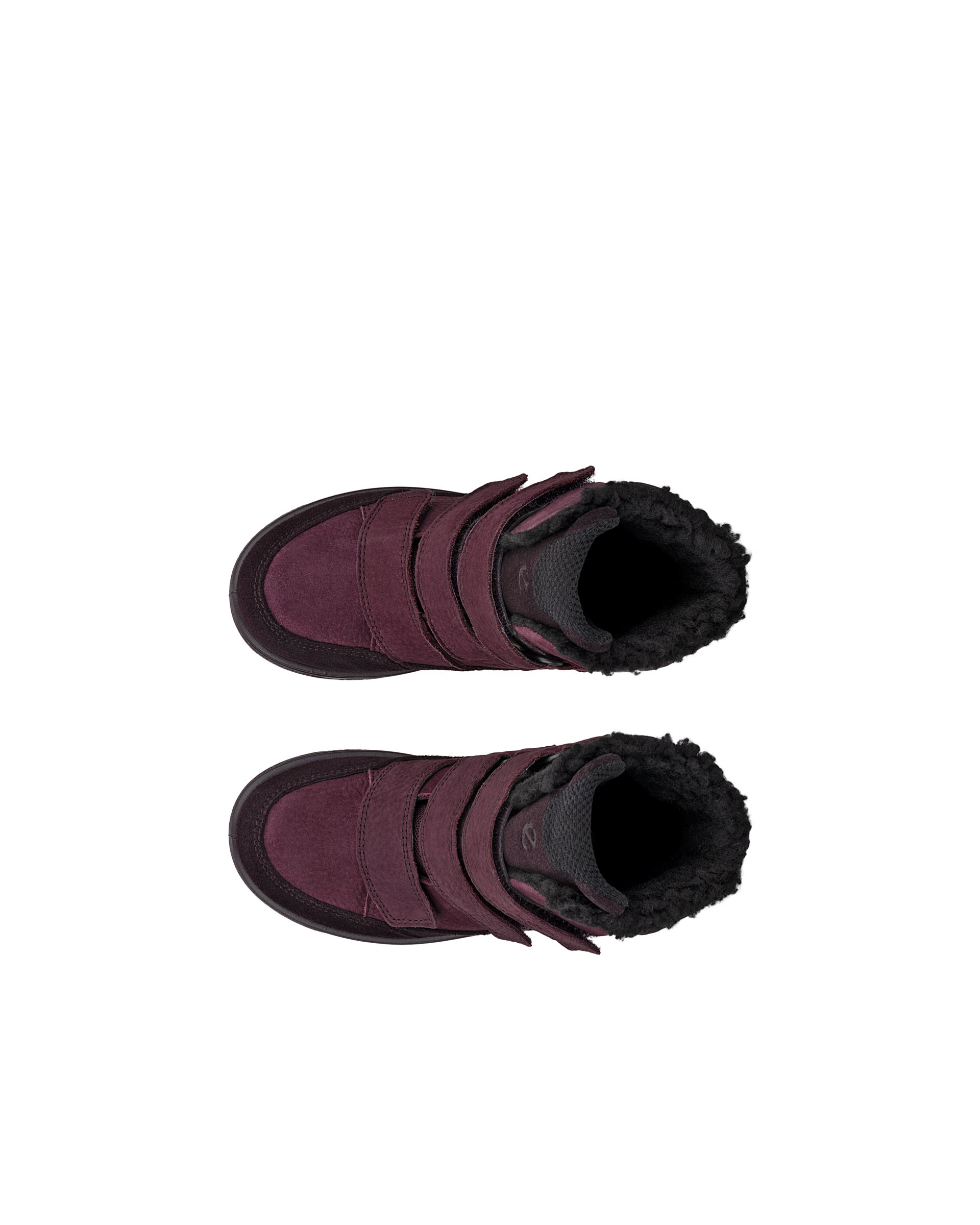 ECCO® Urban Snowboarder bottes d'hiver en nubuck Gore-Tex pour enfant - Violet - Top left pair