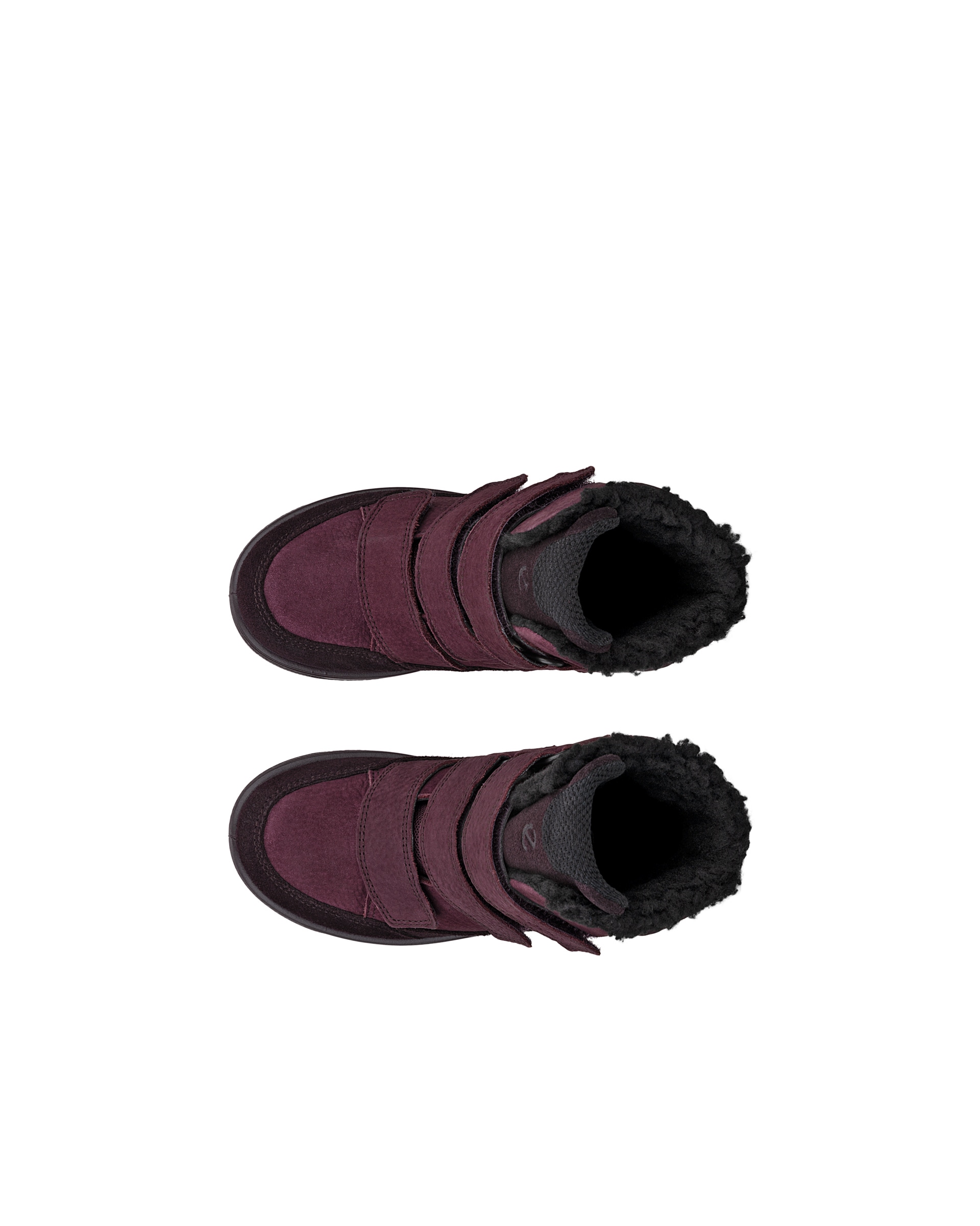 ECCO® Urban Snowboarder dječje zimske čizme od nubuka Gore-Tex - Purpurna - Top left pair