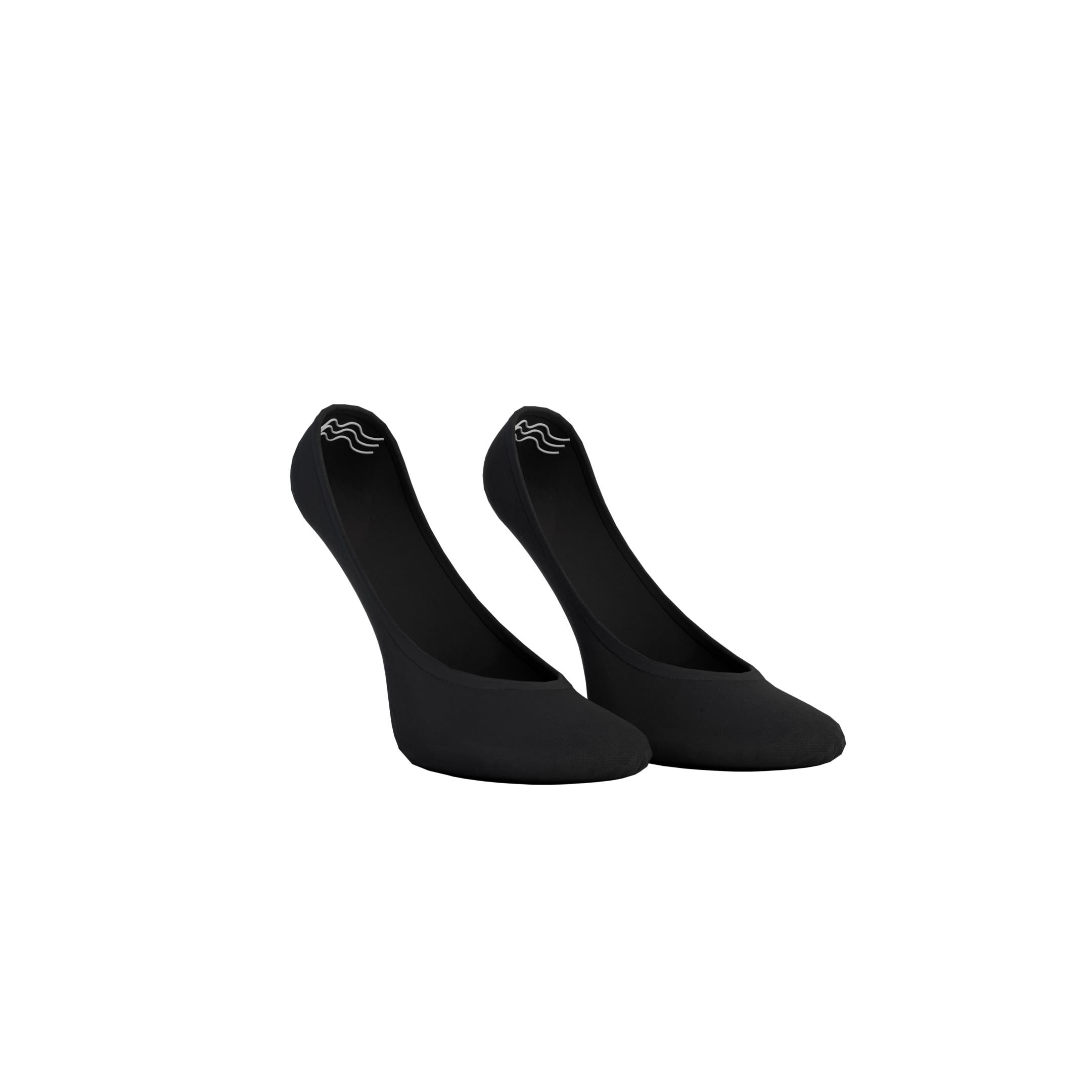 ECCO Classic Longlife In-shoe Sock 2-pack ECCO Socks - Black - Main