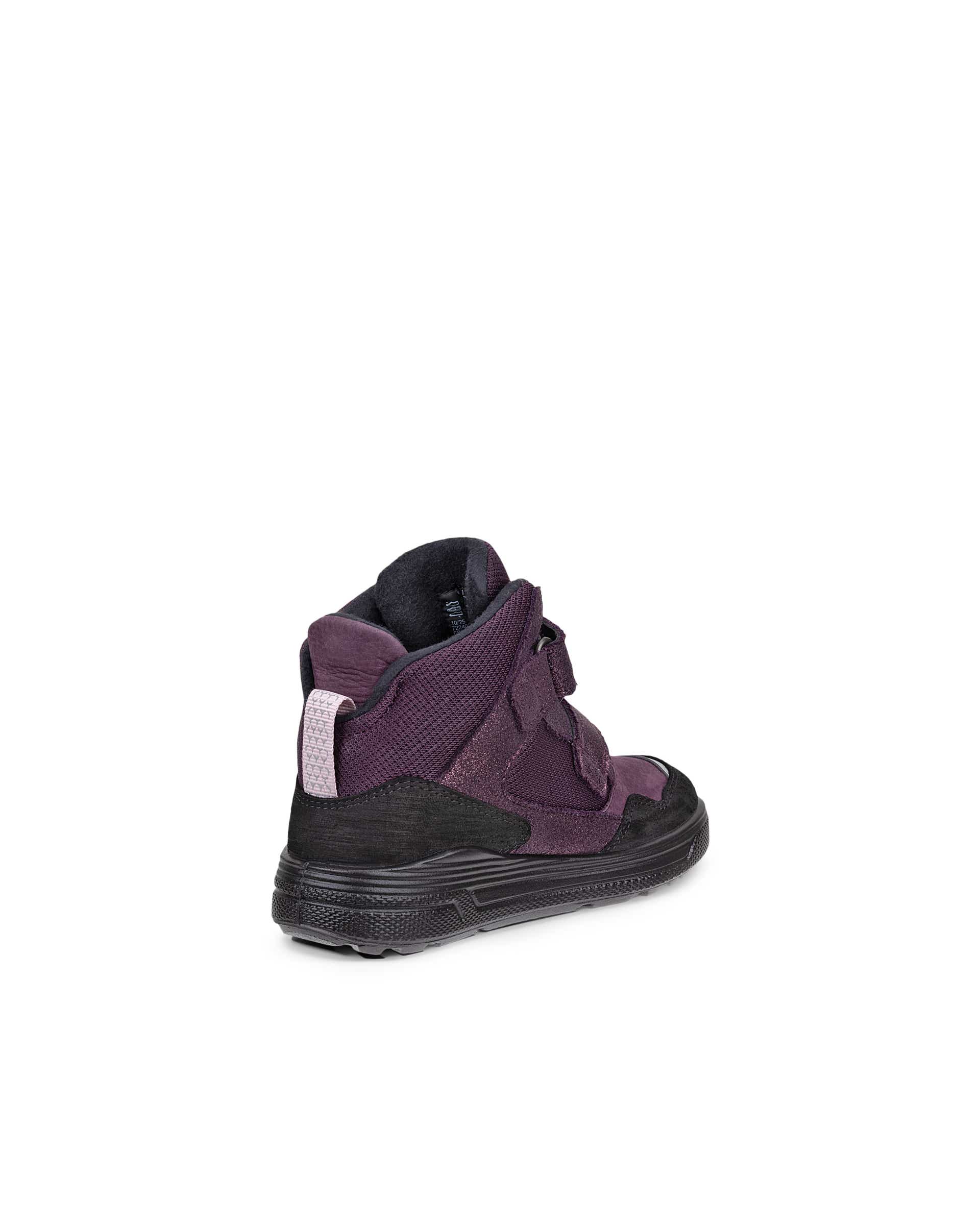 ECCO® URBAN SNOWBOARDER vnterstøvler i vandtæt i læder til børn - Lilla - Back