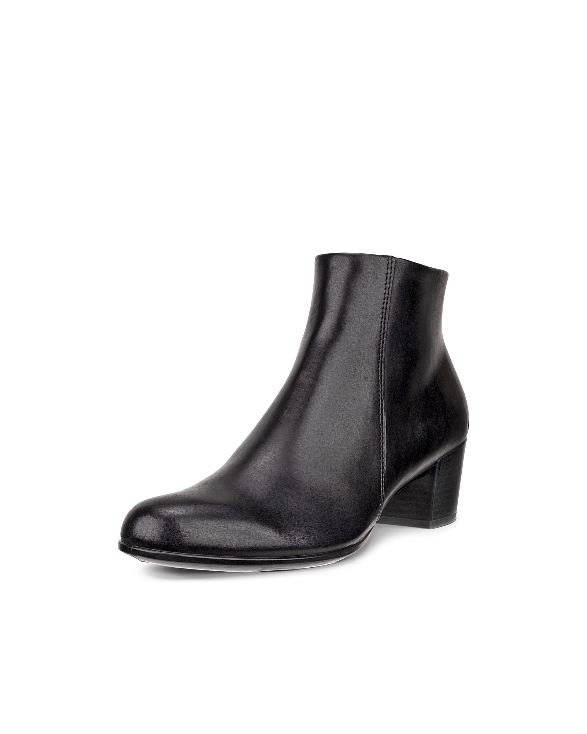 Women's ECCO® Shape 35 Leather Zip Boot | Black