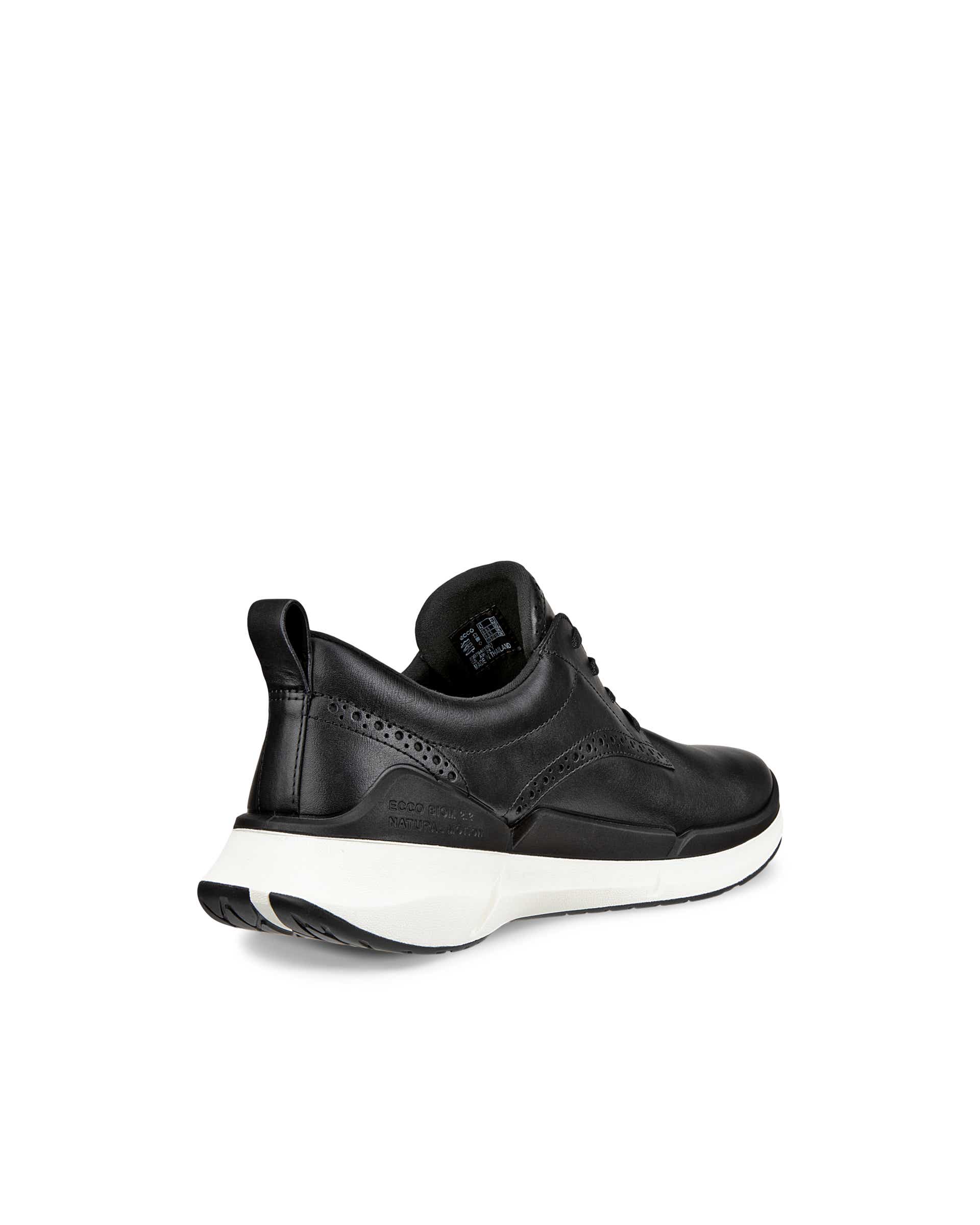 Men's ECCO® Biom 2.2 Leather Sneaker - Black - Back