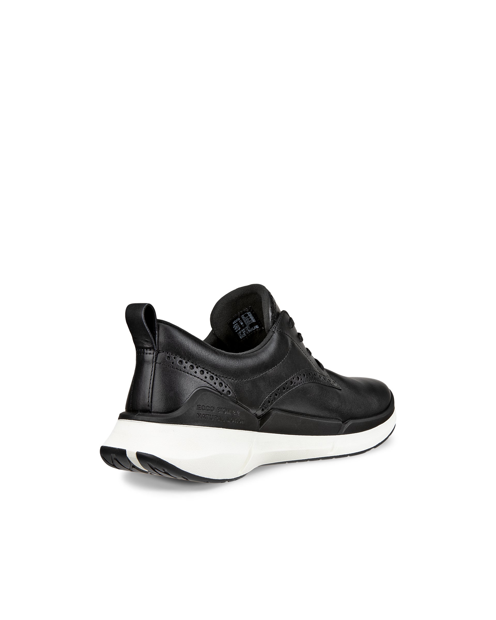 Men's ECCO® Biom 2.2 Hybrid Leather Sneaker - Black - Back