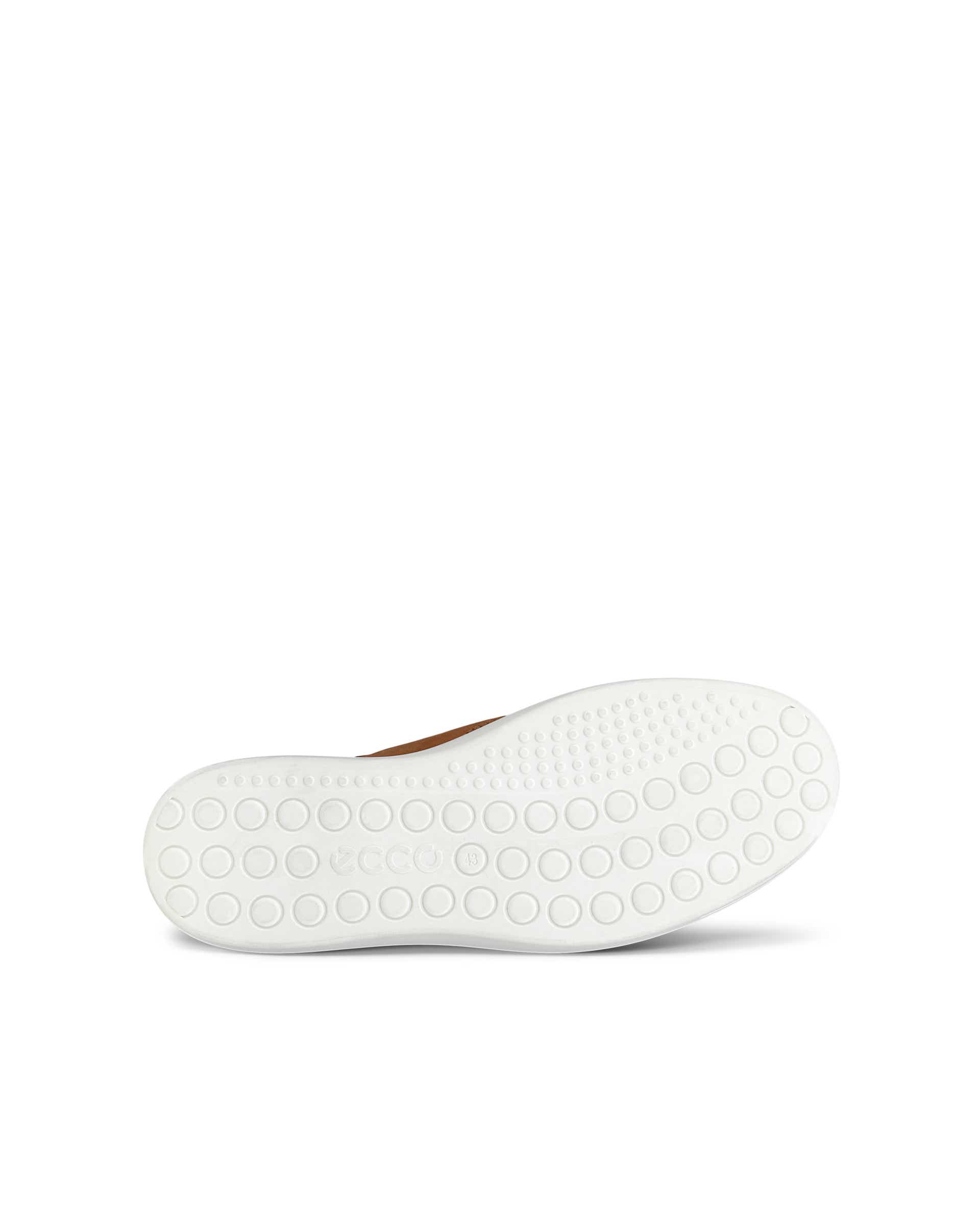 ECCO® CLASSIC SNEAKER chaussures sans lacet en nubuck pour homme - Brun - Sole