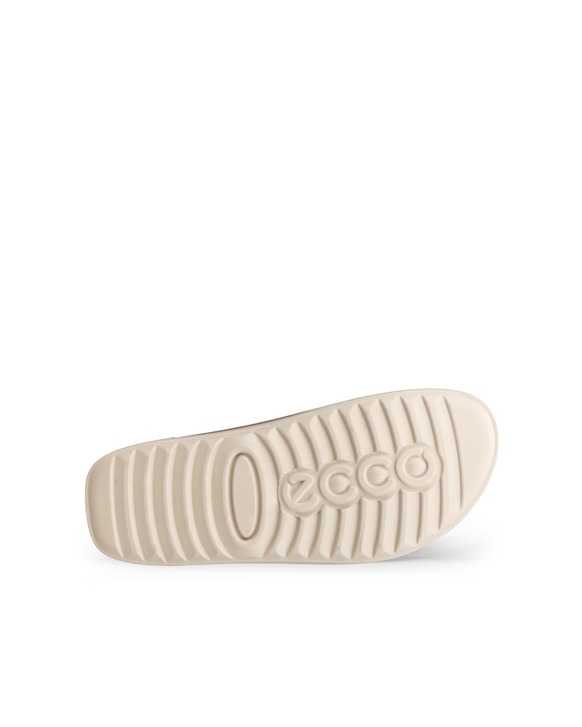 ECCO Cozmo Sandal ウィメンズ レザー2ストラップサンダル - ベージュ - Sole