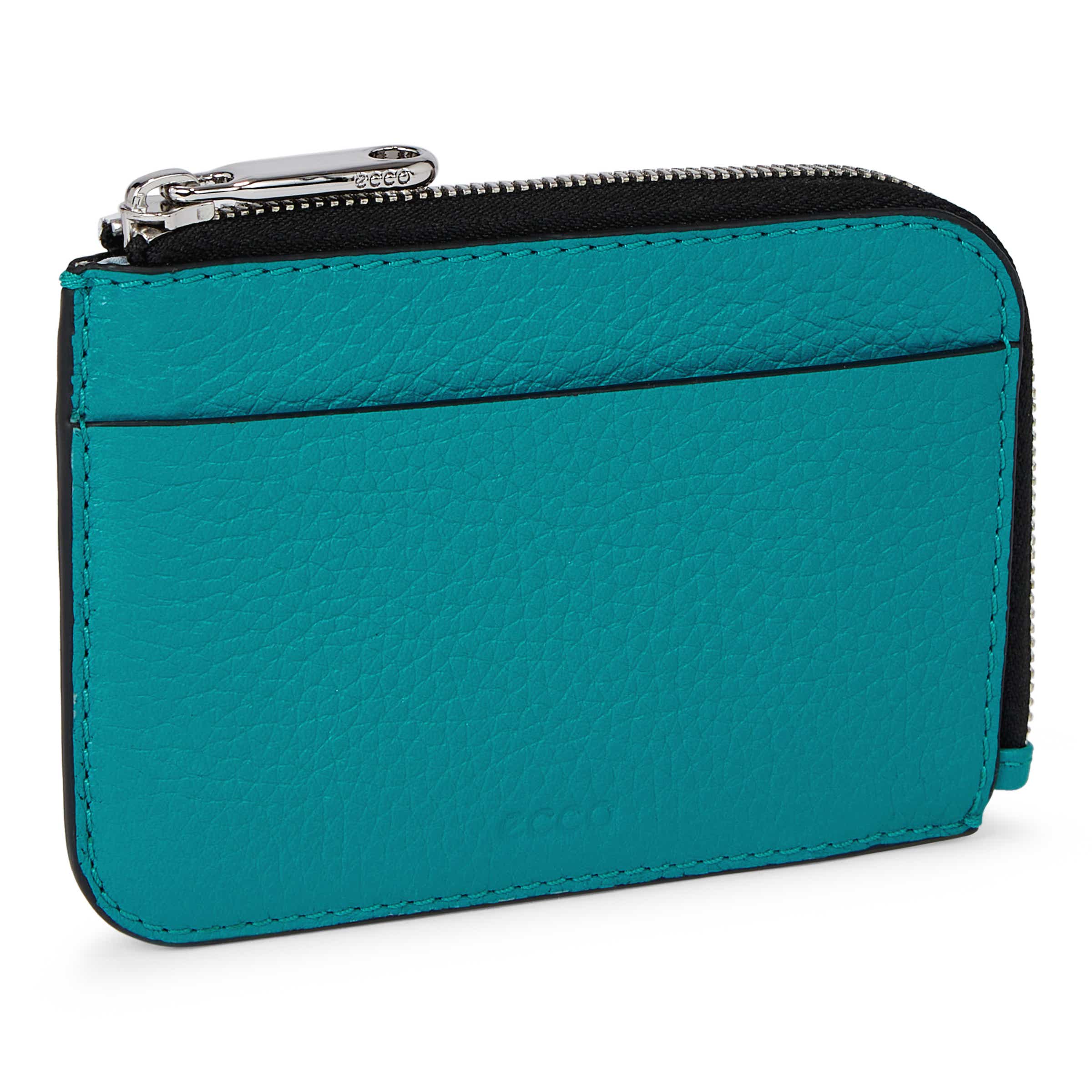 ECCO Wallet Zipped レザーウォレット | ブルー
