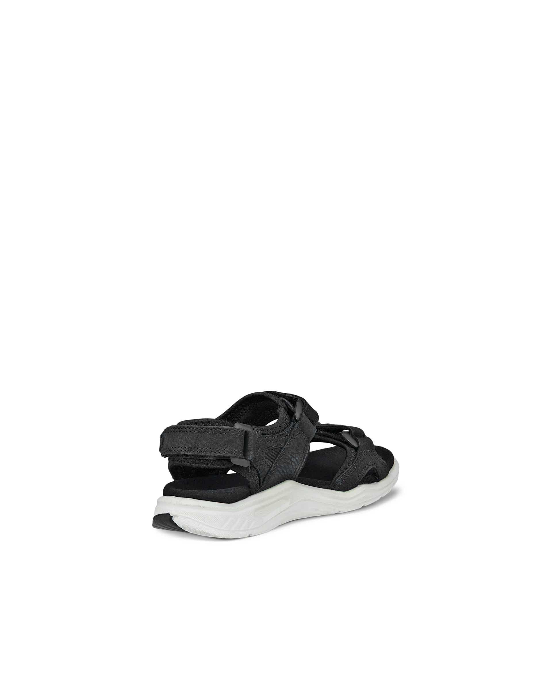 Dětské nubukové outdoorové sandály ECCO® X-Trinsic - Černá - Back