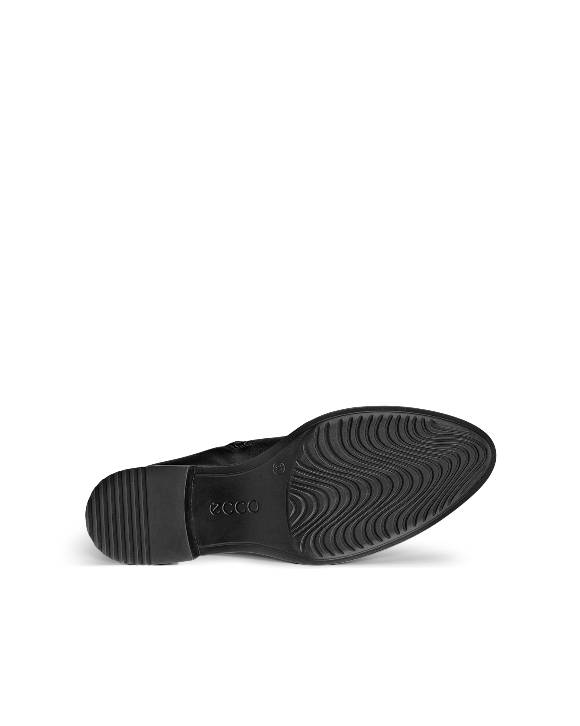 Women's ECCO® Shape 35 Sartorelle Leather Ankle Boot - Black - Sole